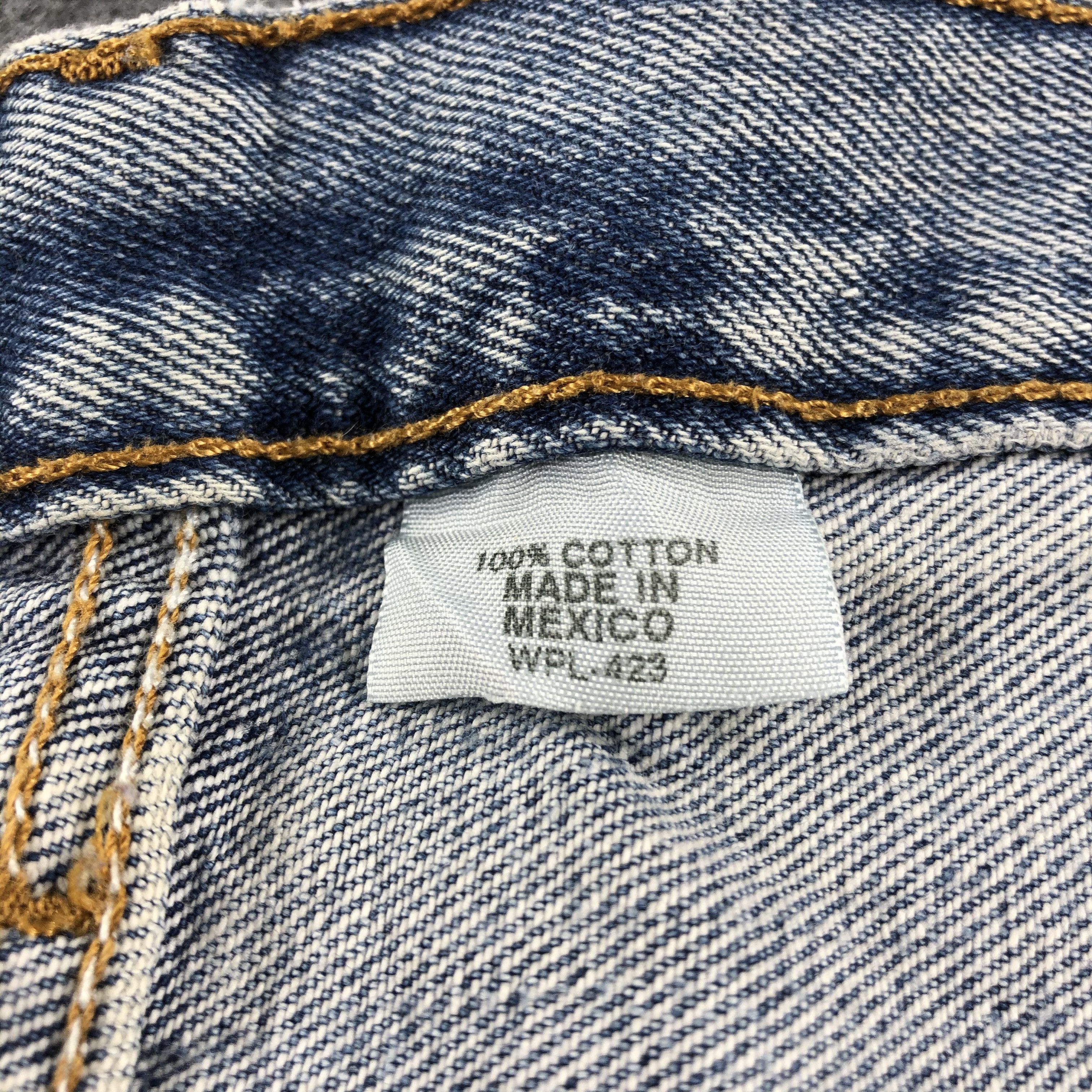 Levi's Vintage Blue Wash Levis 501 Jeans-J2440 Size US 33 - 14 Thumbnail
