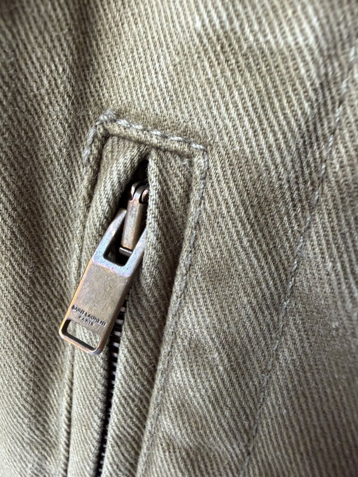 Saint Laurent Paris Saint Laurent Paris 16SS Military Jacket Khaki Size XS / US 0-2 / IT 36-38 - 4 Thumbnail
