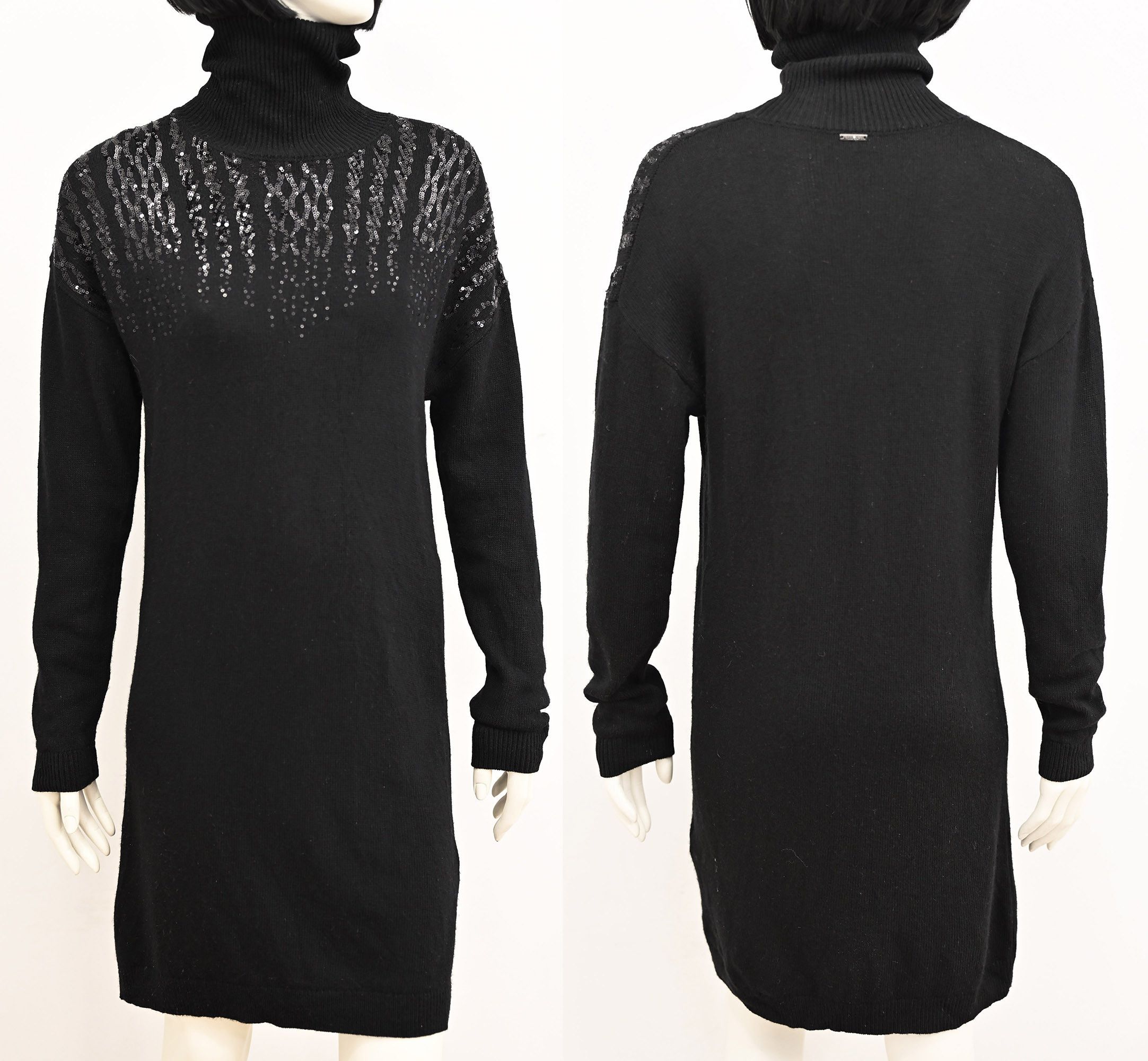 Liu Jo Liu Jo soft knitted dress with cashmere black XS Size XS / US 0-2 / IT 36-38 - 3 Thumbnail