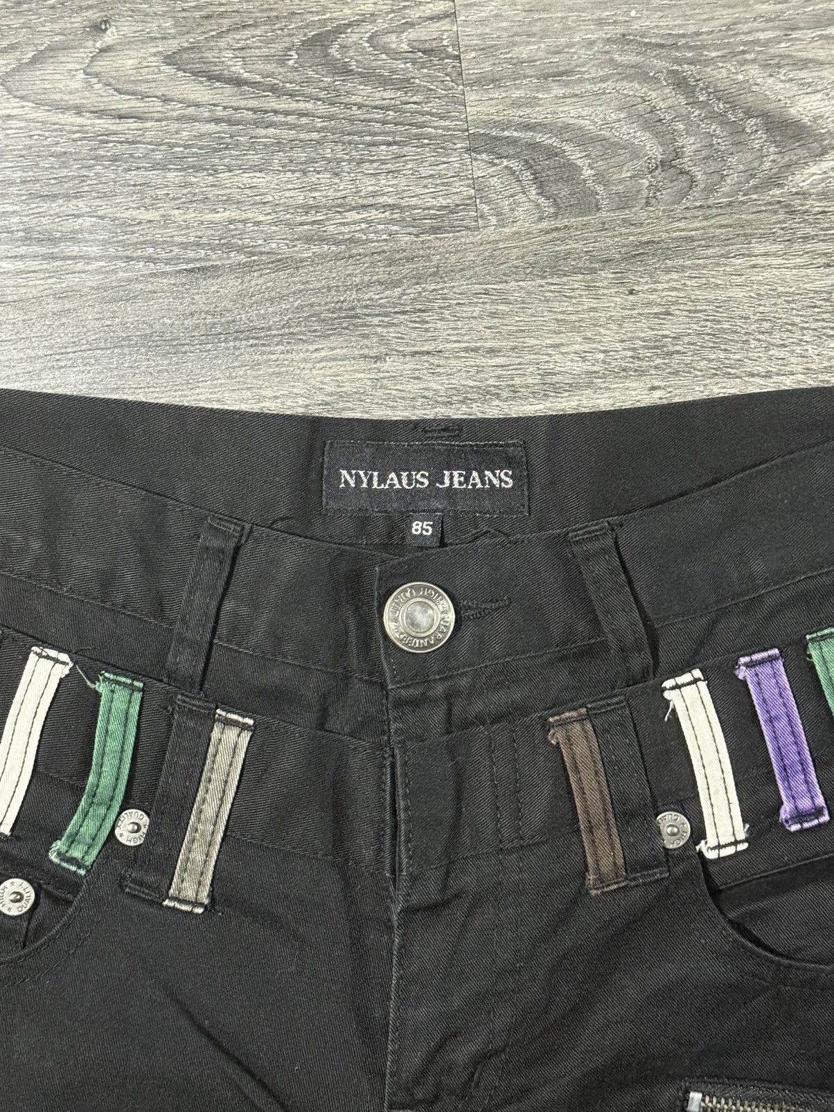 Hysteric Glamour Nylaus Black Double Waisted Jean Size US 32 / EU 48 - 5 Thumbnail