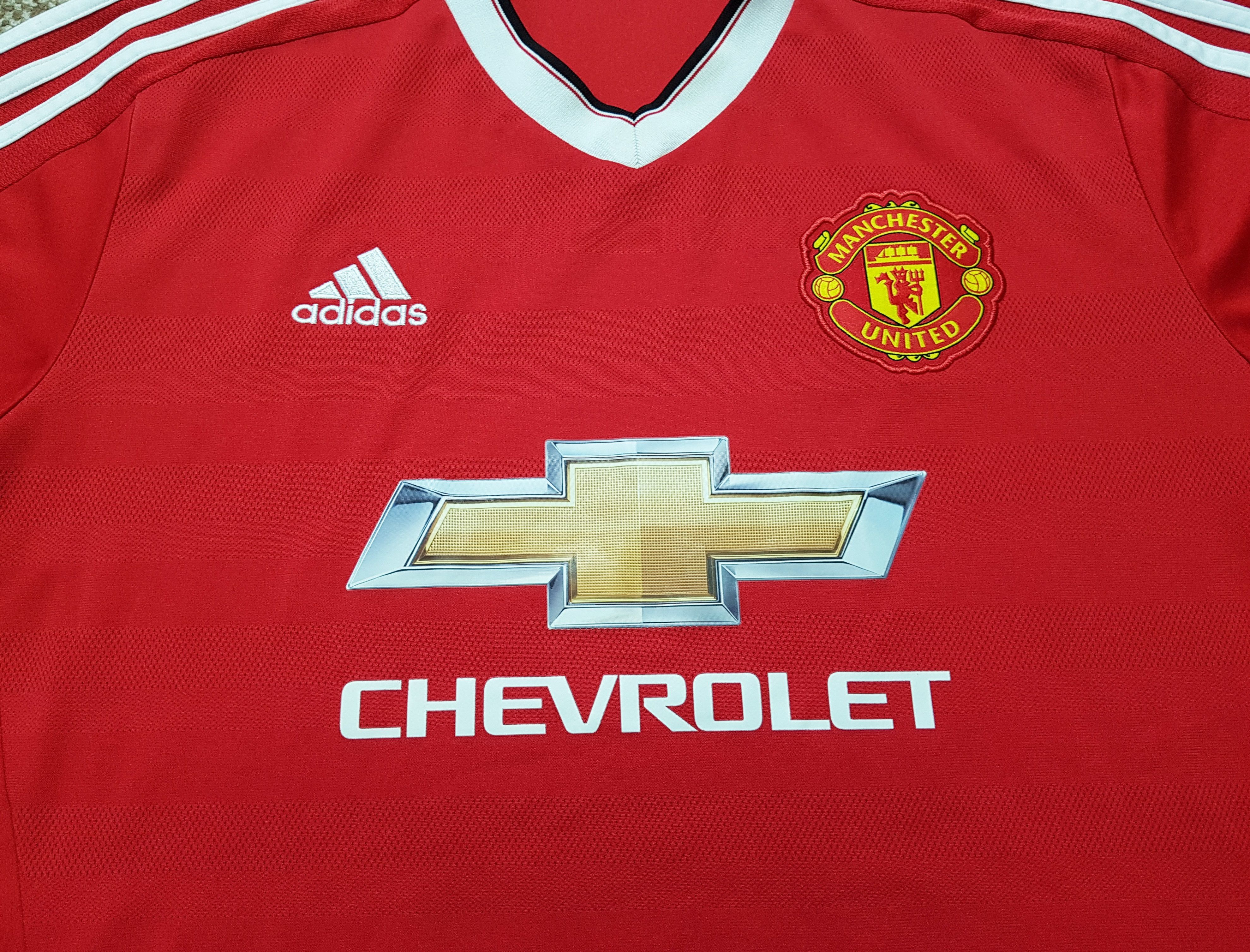 Adidas Manchester United Adidas 2015-16 Home Football Soccer Jersey Size US XL / EU 56 / 4 - 3 Thumbnail