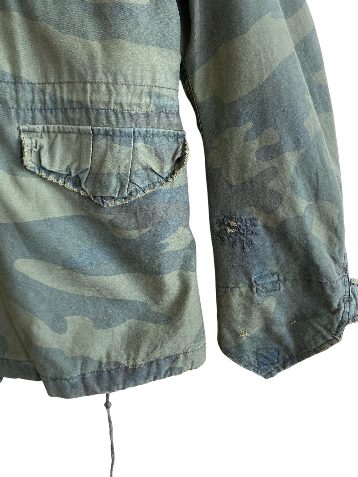 Abercrombie & Fitch Vintage Abercrombie And Fitch Fur M65 Military Jacket 1990s Size US S / EU 44-46 / 1 - 7 Thumbnail