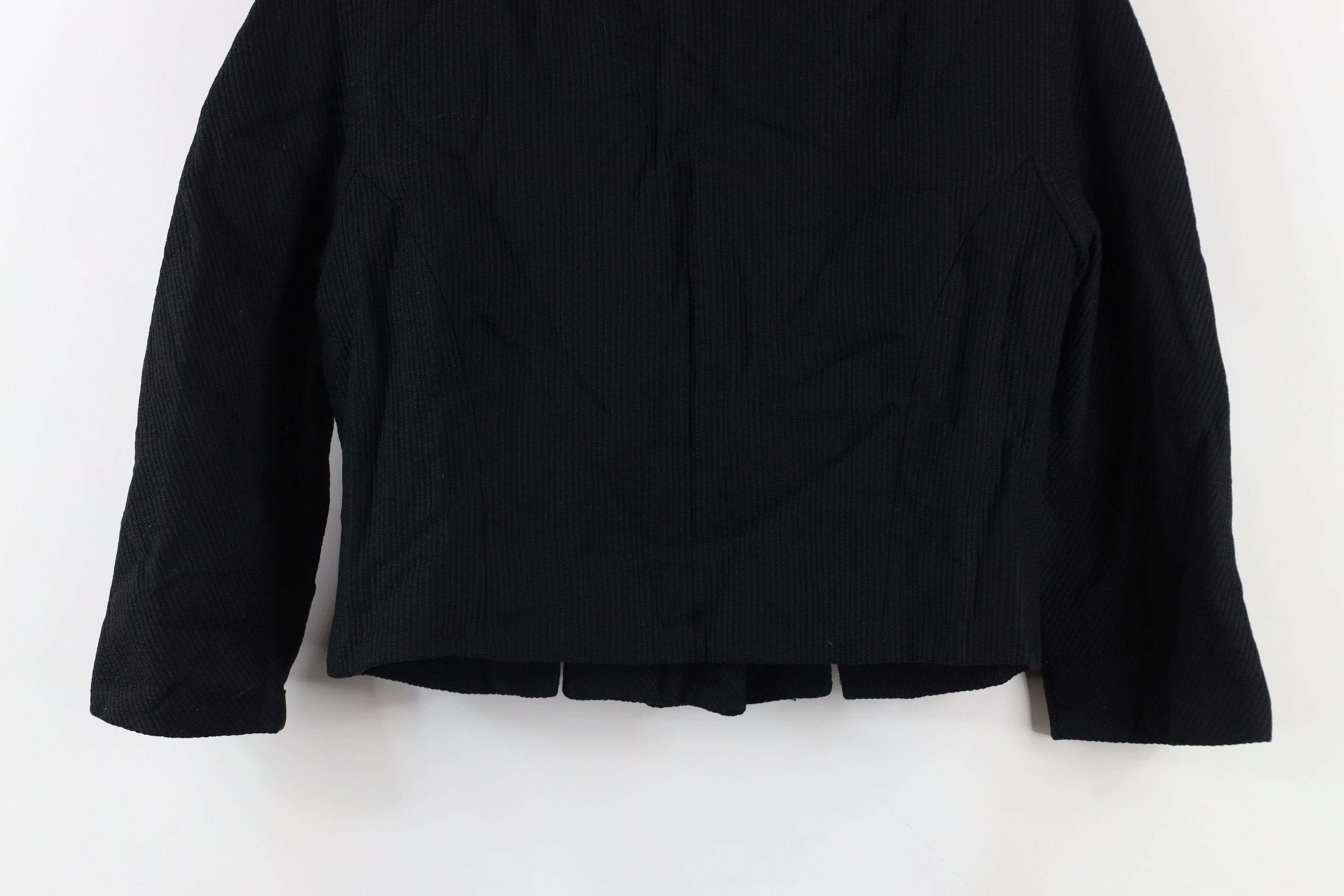 Vintage Vintage 60s 70s Streetwear Big Button Blazer Jacket Black Size S / US 4 / IT 40 - 8 Thumbnail