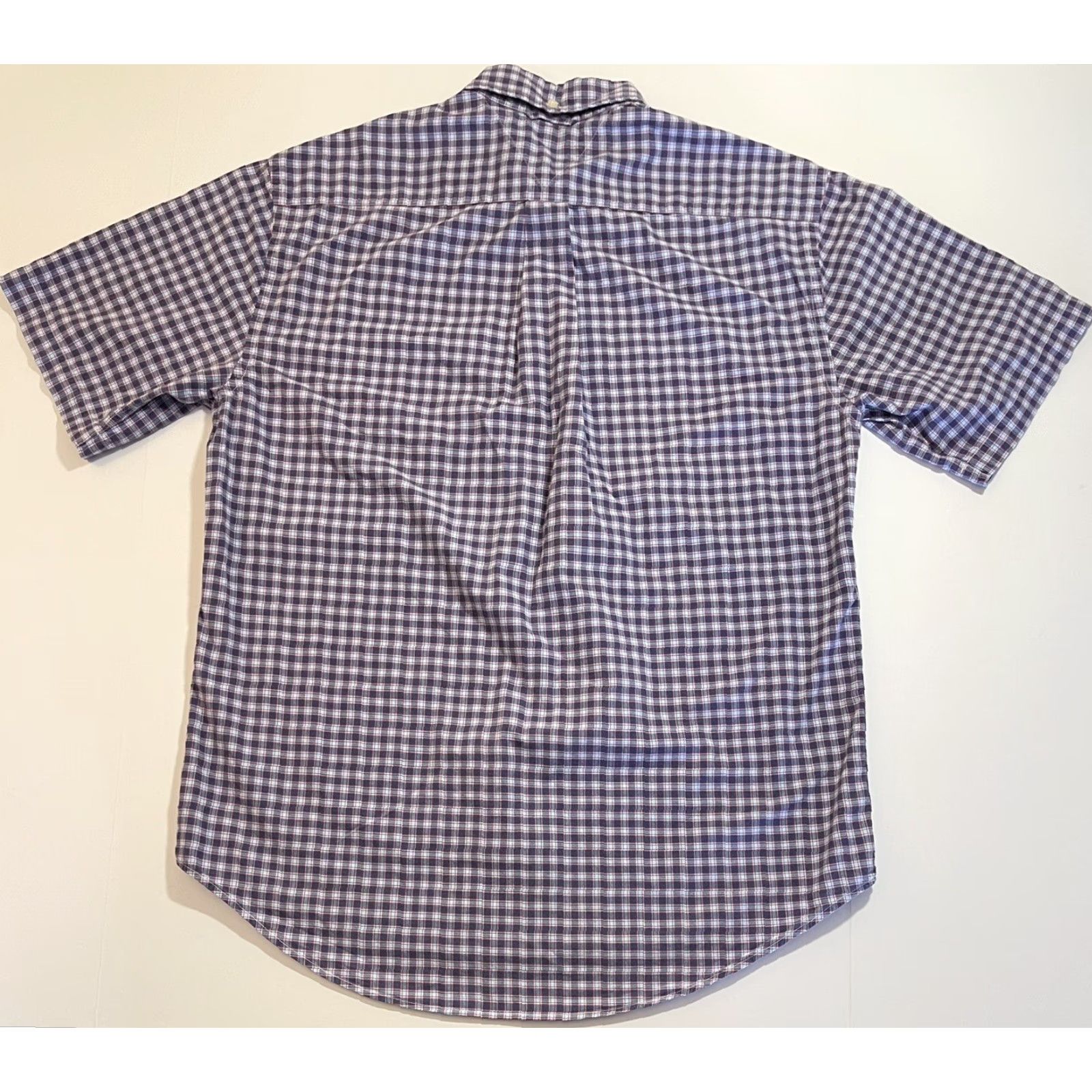 Tommy Hilfiger Tommy Hilfiger Shirt Mens Short Sleeve Button-Up Knit 100% Cotton Multicolor Check Casual Dad M Mens Size US M / EU 48-50 / 2 - 4 Thumbnail