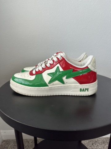 Bape BAPESTA Italia/Italy/Mexico Red White Green Size US 9 / EU 42 - 5 Thumbnail
