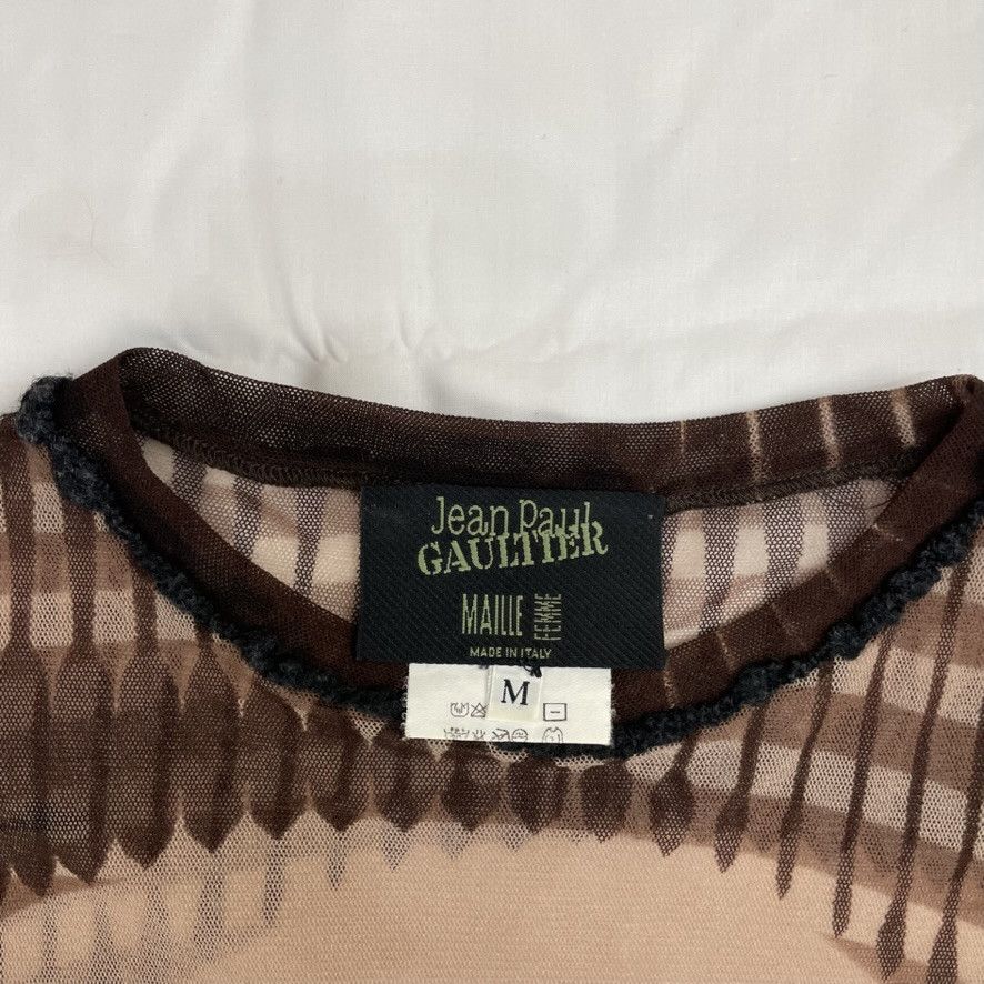 Jean Paul Gaultier AW2001 Jean Paul Gaultier Garbo/Dietrich Mesh Top Vintage Size US M / EU 48-50 / 2 - 6 Thumbnail