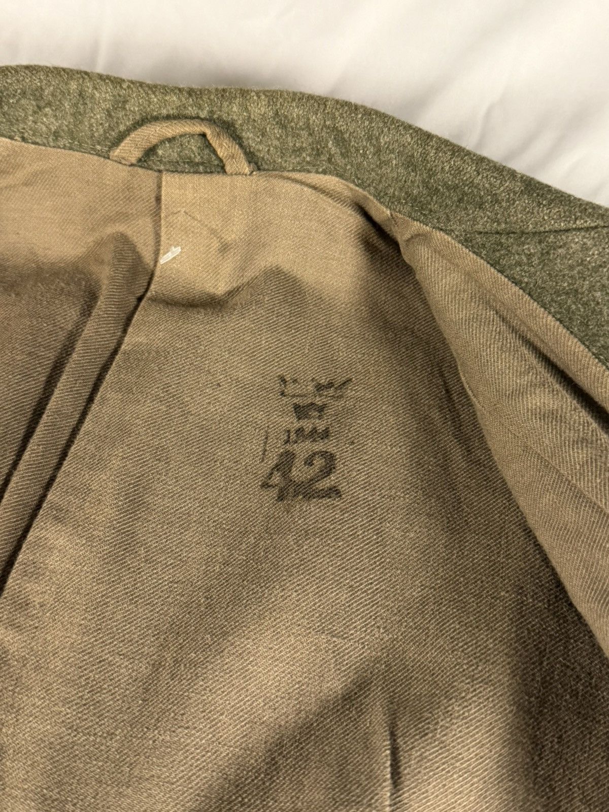 Other WW2 Swedish Army 1944 Green Wool Trench Coat Soderbergs XS Size US XS / EU 42 / 0 - 5 Thumbnail
