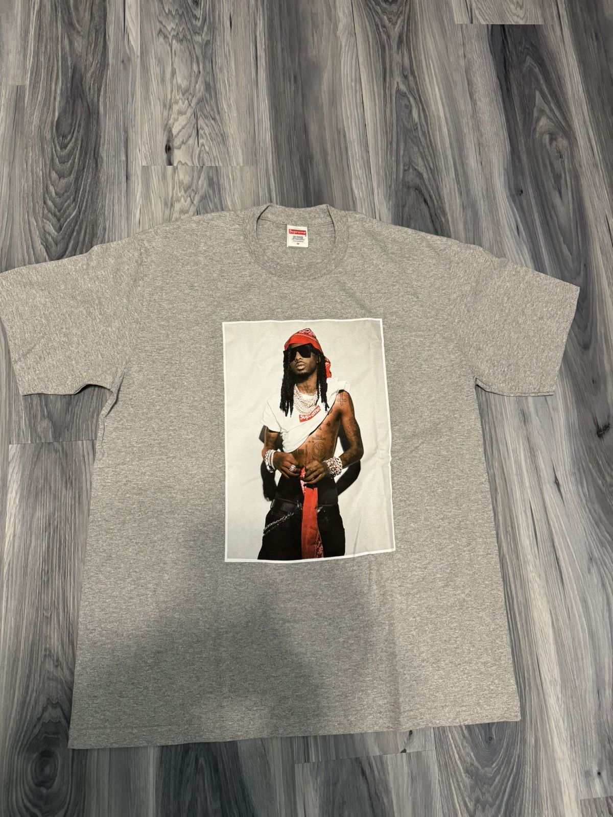 Supreme Playboi Carti Grey tee