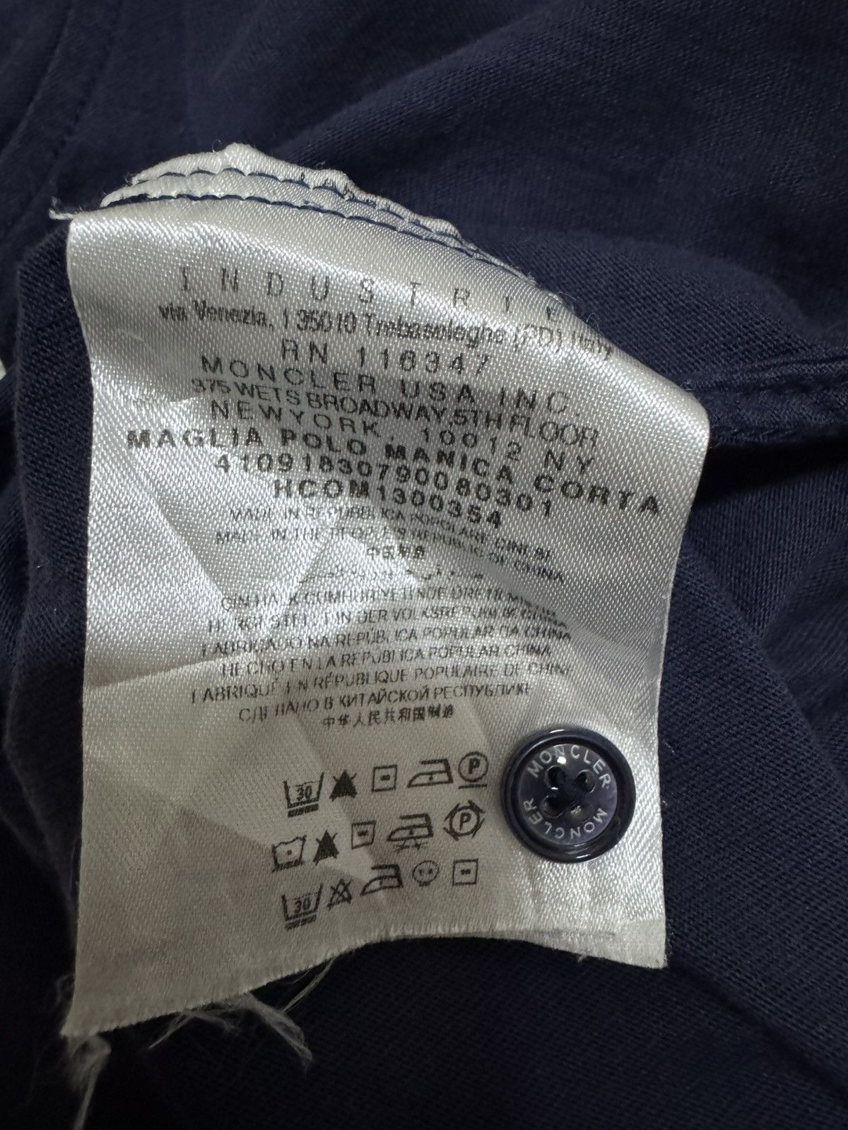 Moncler Moncler Polos Slim Fit Shirt Size US L / EU 52-54 / 3 - 6 Thumbnail