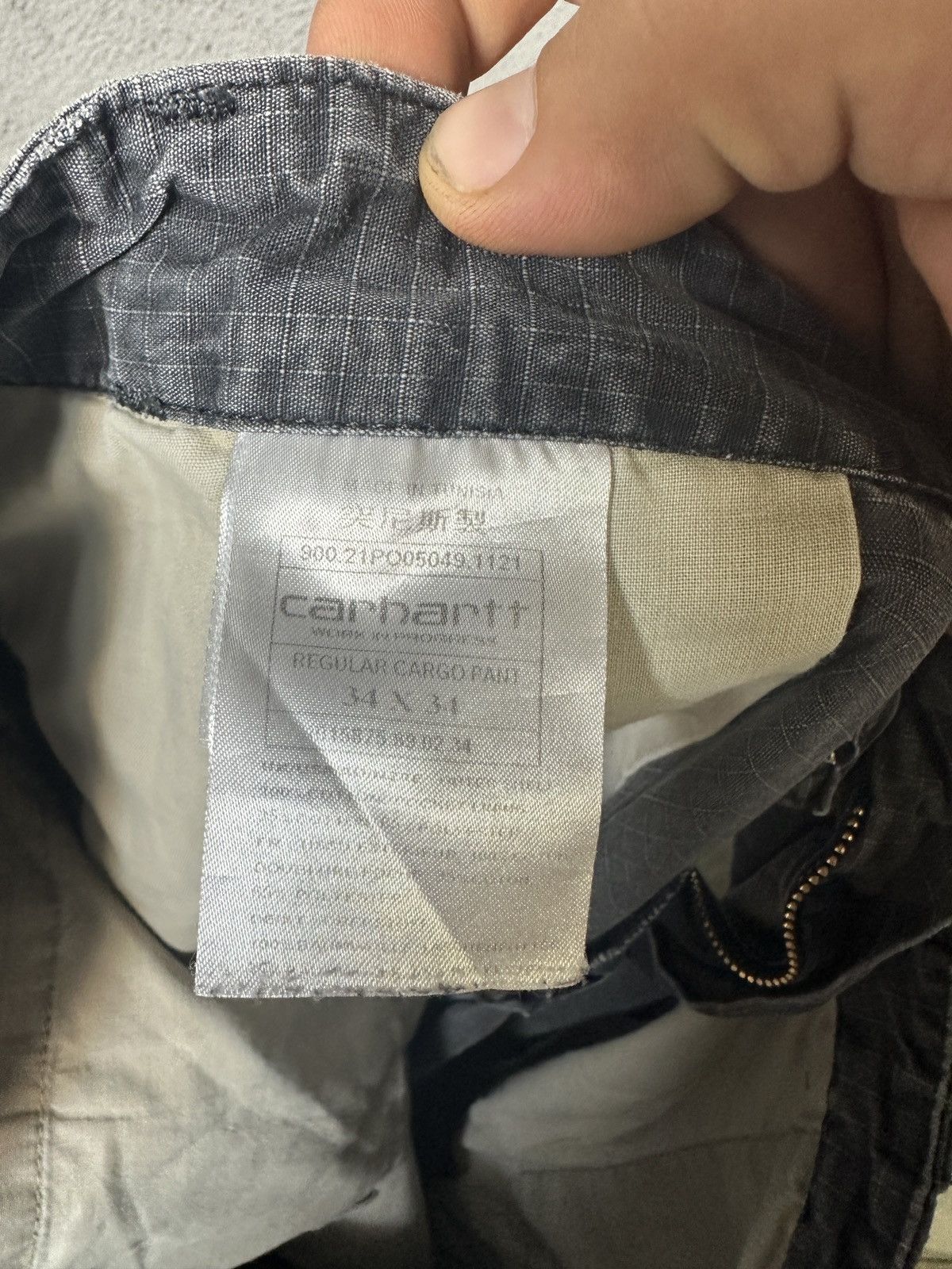 Carhartt × Vintage Carhartt Distressed Regular Cargo Pants Aviation Size US 34 / EU 50 - 9 Thumbnail