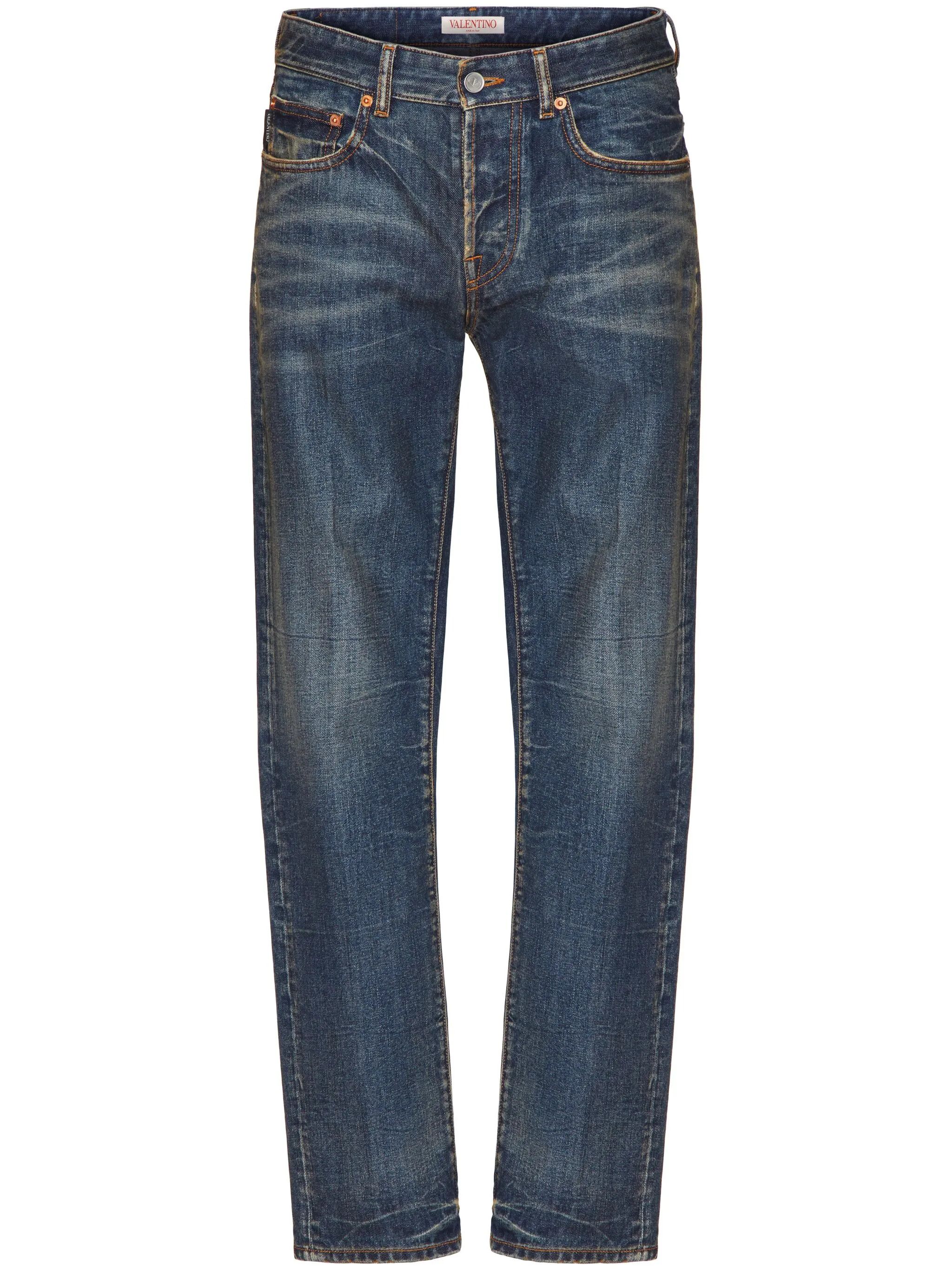 Valentino o1y0525 Denim Pant in Blue Size US 32 / EU 48 - 1 Thumbnail