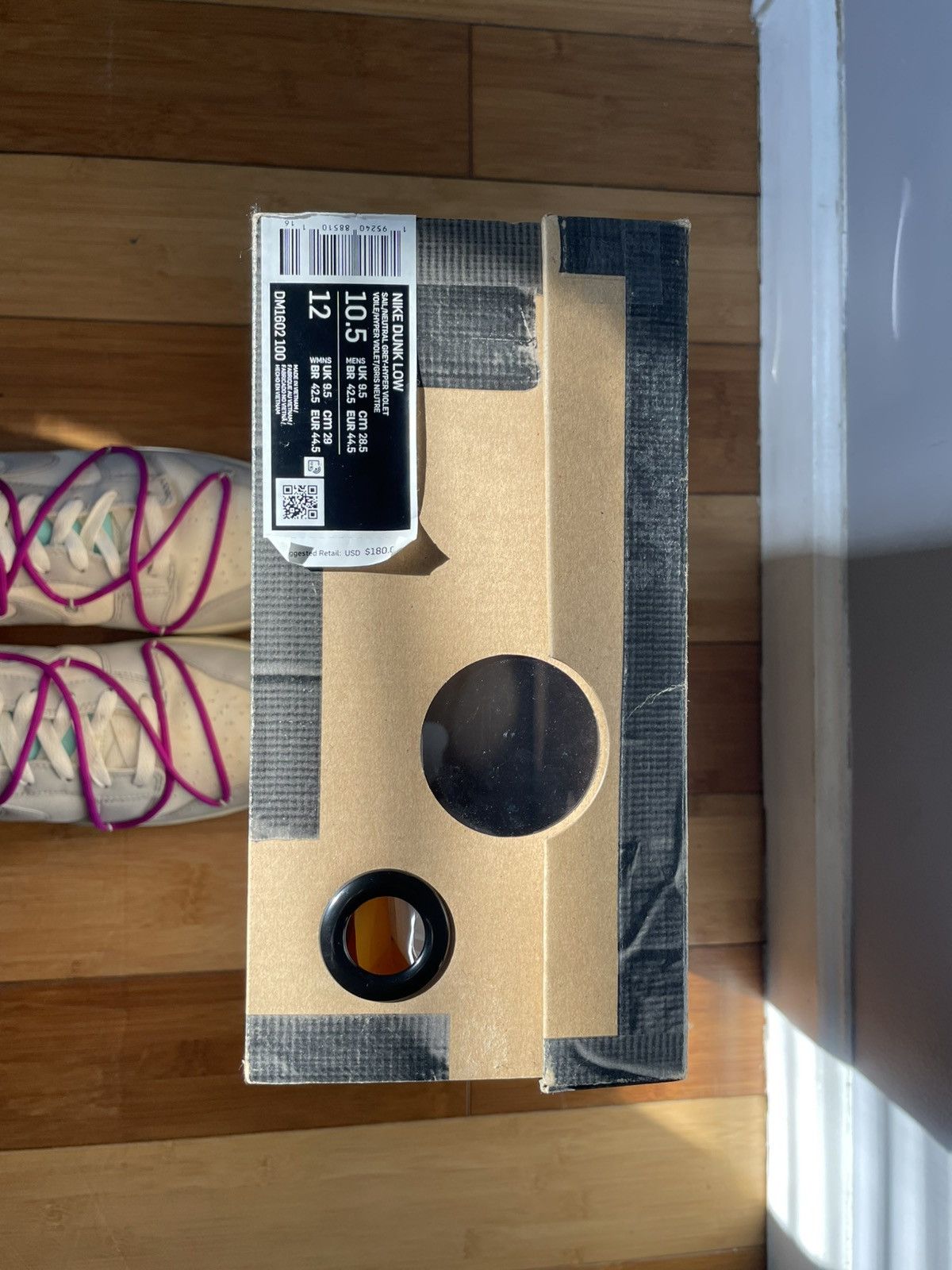 Nike × Off-White Nike Dunk Off White Lot 21 Of 50 Size US 10.5 / EU 43-44 - 13 Thumbnail