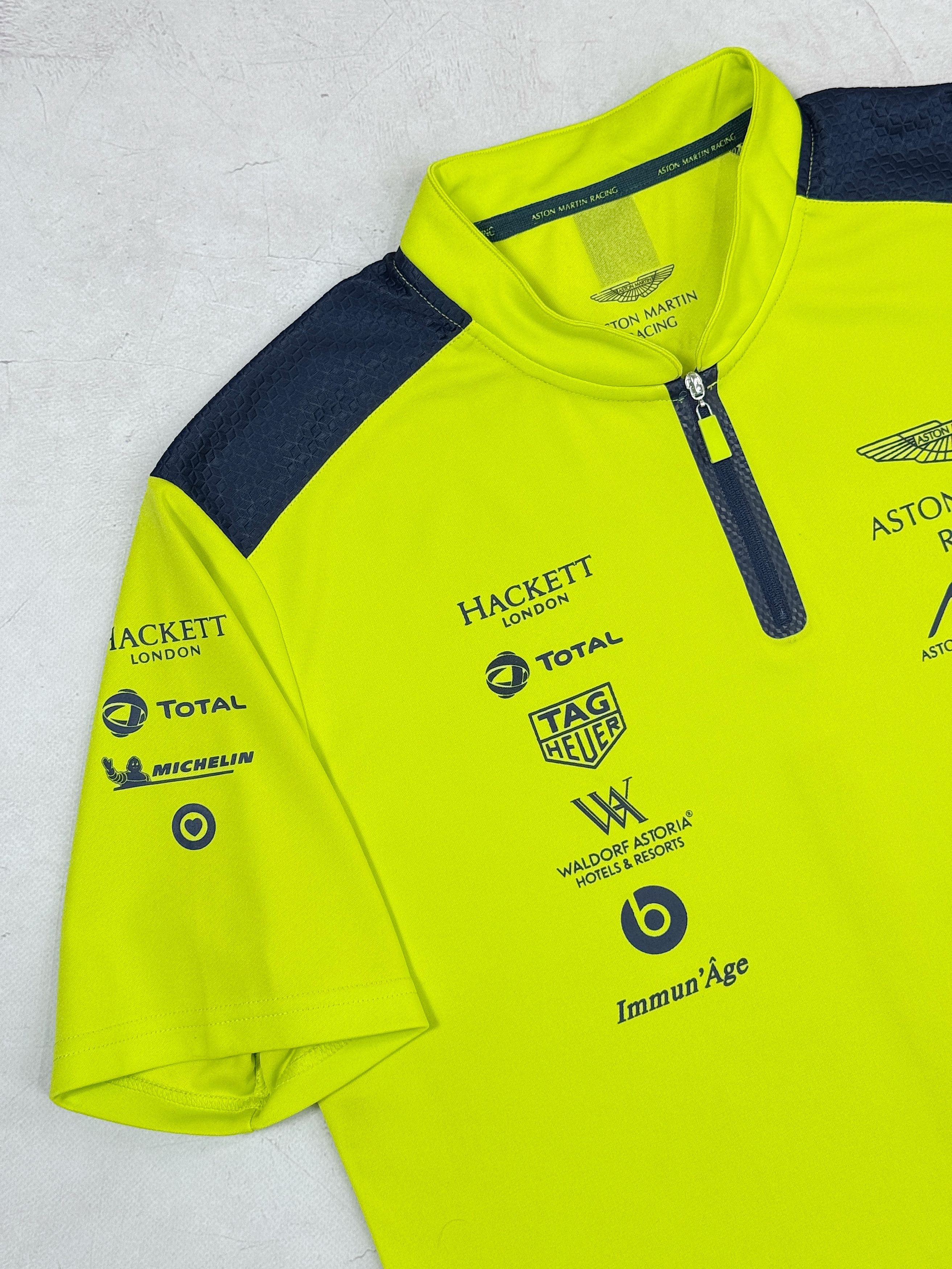 Hackett Aston Martin Racing F1 Team Polo T-Shirt by Hacket London Size US L / EU 52-54 / 3 - 5 Thumbnail