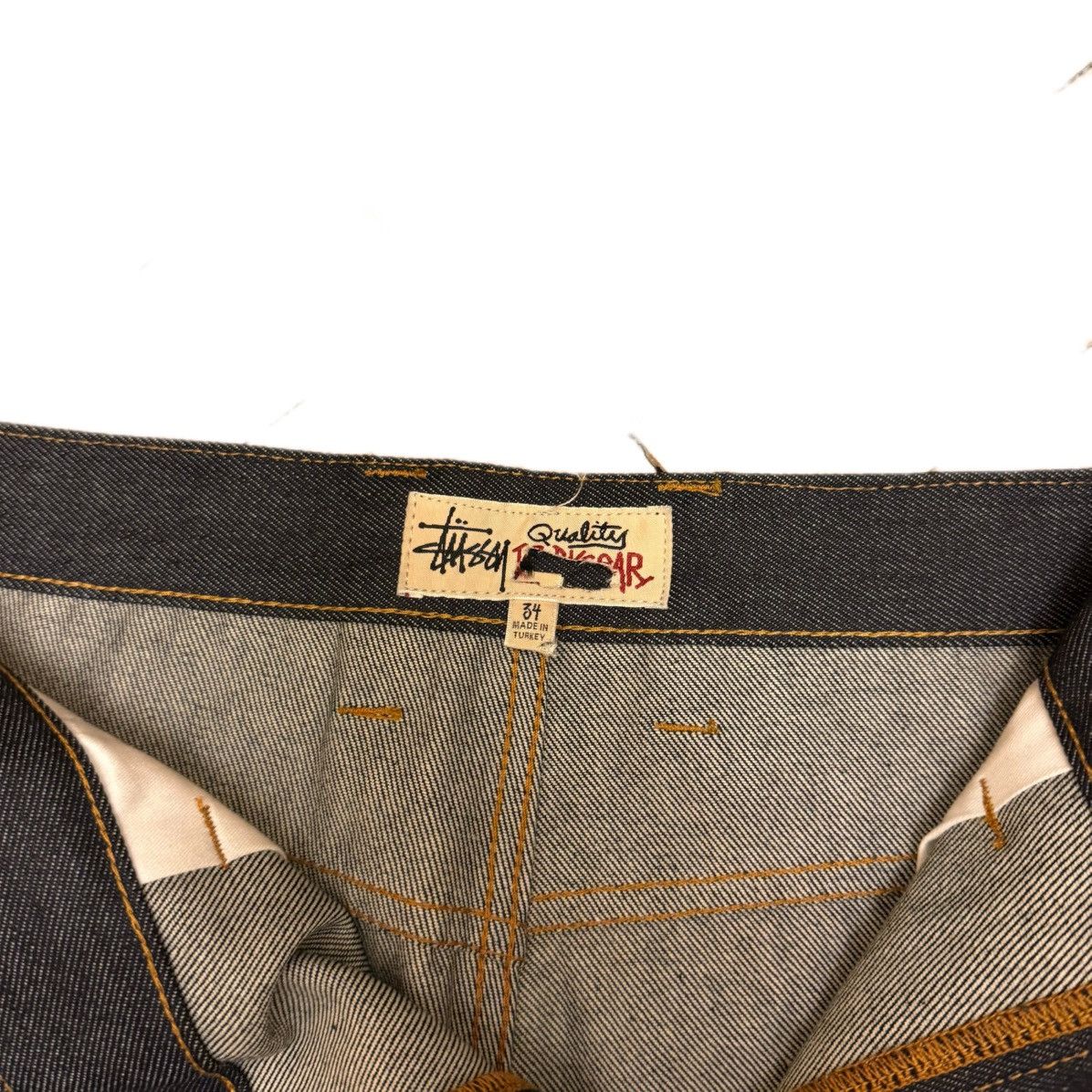 Stussy Stussy Double Knee Blue Raw Denim Pants Size US 34 / EU 50 - 3 Thumbnail