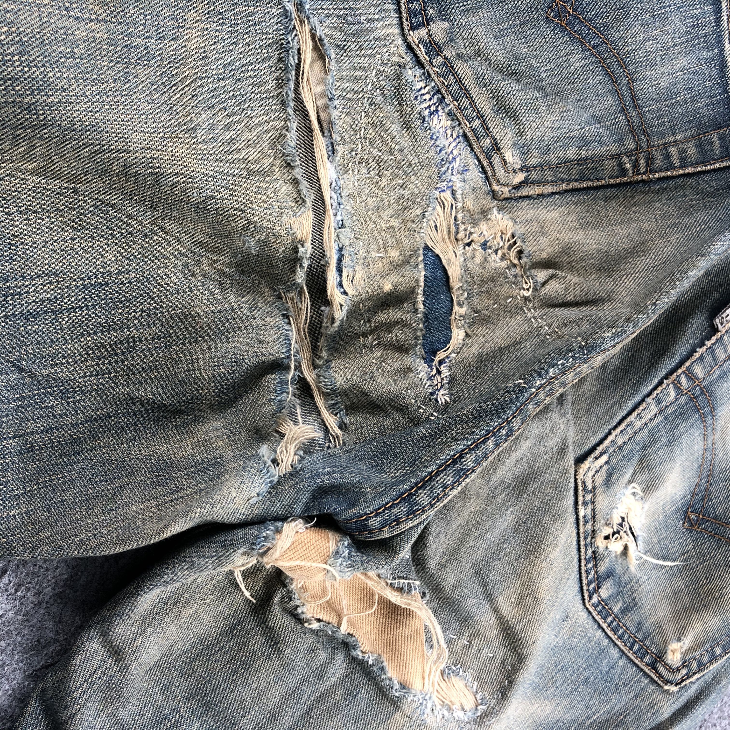 Levi's 90s Vintage Distress Levis Jeans-J1797 Size US 32 / EU 48 - 9 Thumbnail