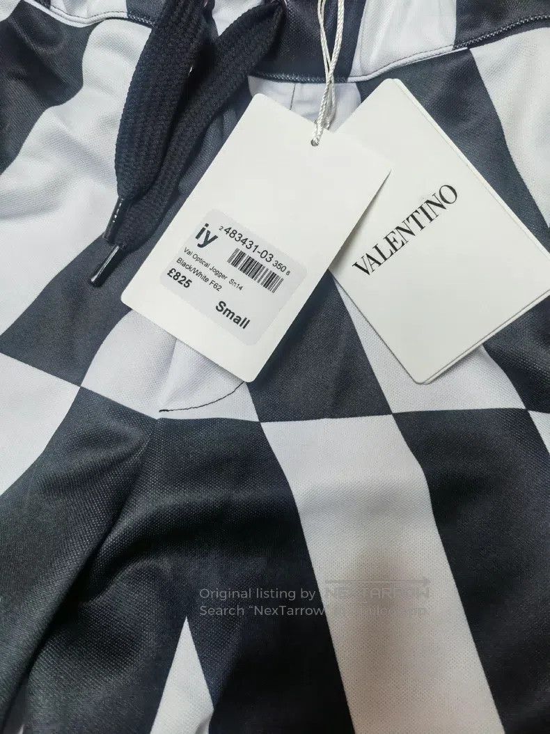Valentino Valentino Black and white sweatpants Size US 28 / EU 44 - 3 Thumbnail