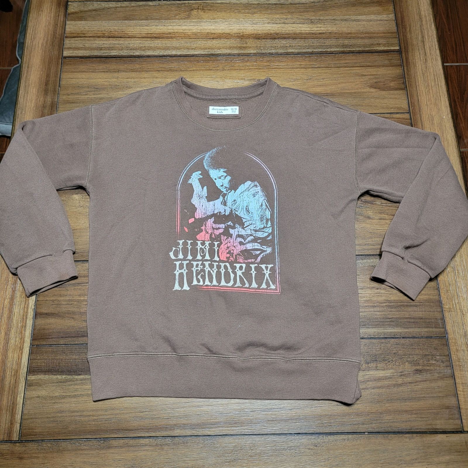 Abercrombie & Fitch Abercrombie Kids LS Soft Sweatshirt "Jimi Hendrix" - 13/14 Size M / US 6-8 / IT 42-44 - 1 Thumbnail