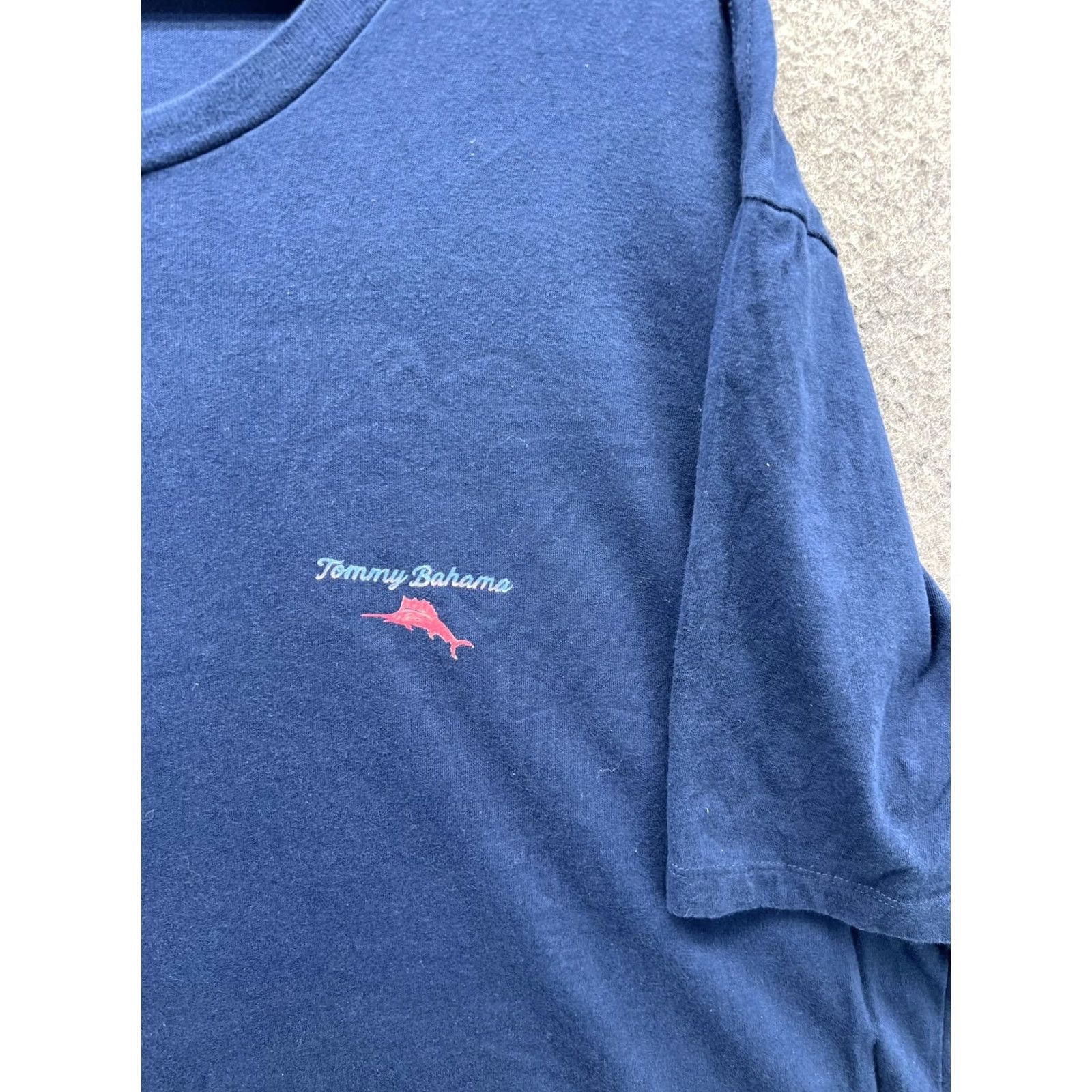 Tommy Bahama Tommy Bahama Shirt Mens 2XL Blue Small Logo Crewneck Tee Tagless Casual Soft Shirt Mens 2XL Blue Logo Crewneck Tee Tagless Casual Soft Size US XXL / EU 58 / 5 - 7 Thumbnail