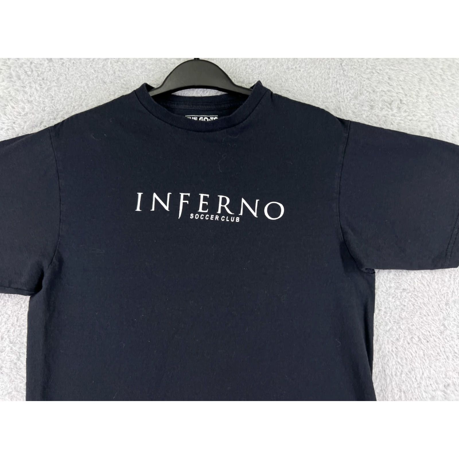 Adidas adidas Shirt Men Medium Black Inferno Soccerclub 280 Short Sleeve Crew Neck Size US M / EU 48-50 / 2 - 5 Thumbnail