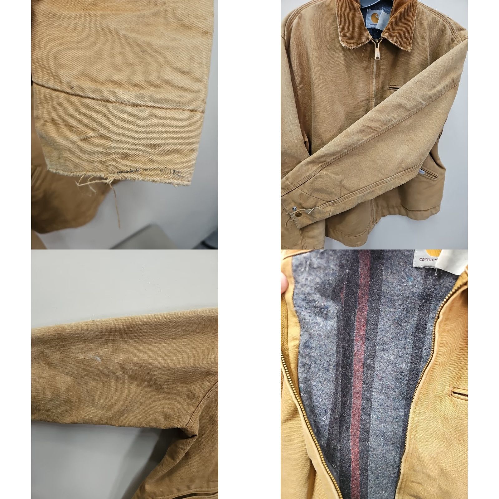 Carhartt VINTAGE Carhartt Jacket Shoulder? No - Use accurate: Carhartt J97 Jacket Mens 90s Workwear Brown L/XL Blanket Lined Distressed Faded USA Size US M / EU 48-50 / 2 - 8 Thumbnail