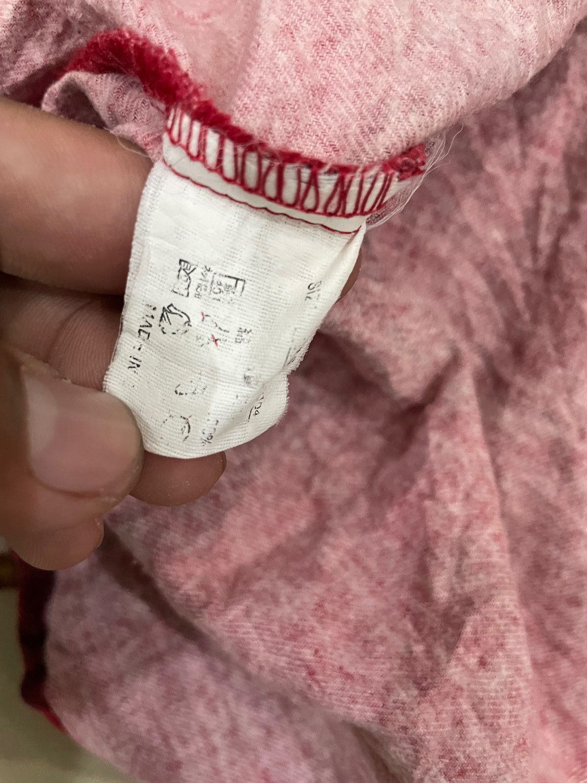 Japanese Brand 2000s Badger - Y2K Poem Bloody Red Shirt ifsixwasnine Lgb Size US M / EU 48-50 / 2 - 6 Thumbnail