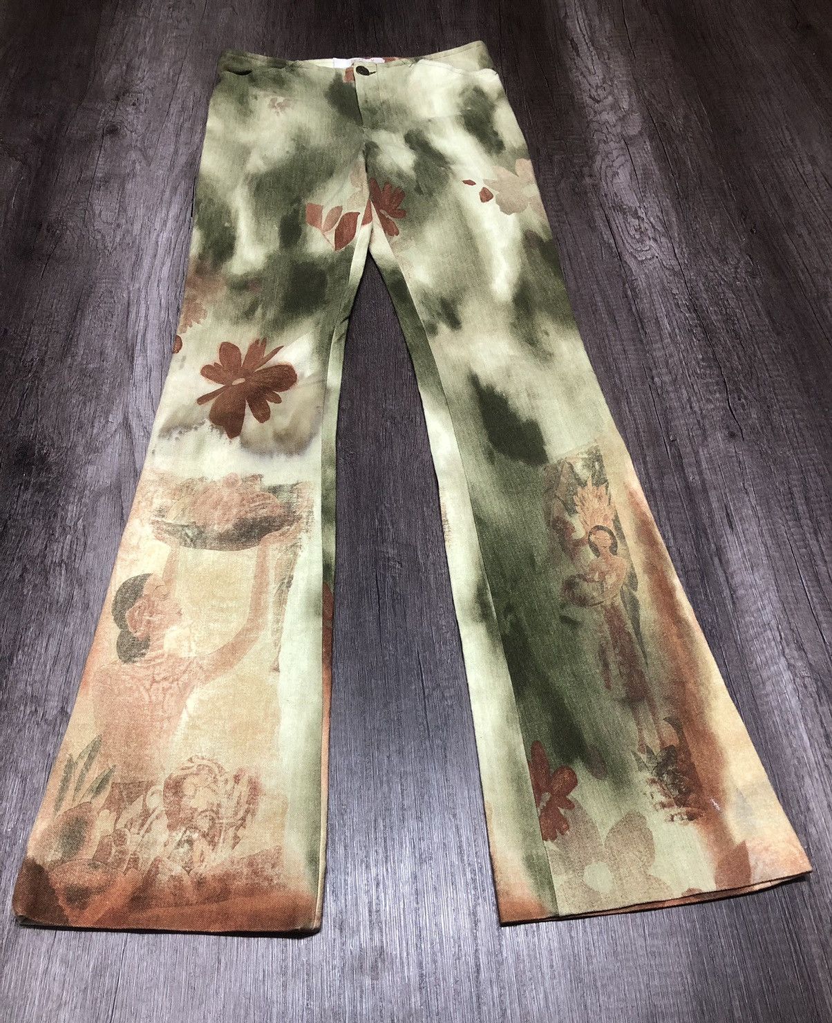 Vintage Liguid Pixie Flared Boot Cut Leg Jeans Size 27" / US 4 / IT 40 - 3 Thumbnail