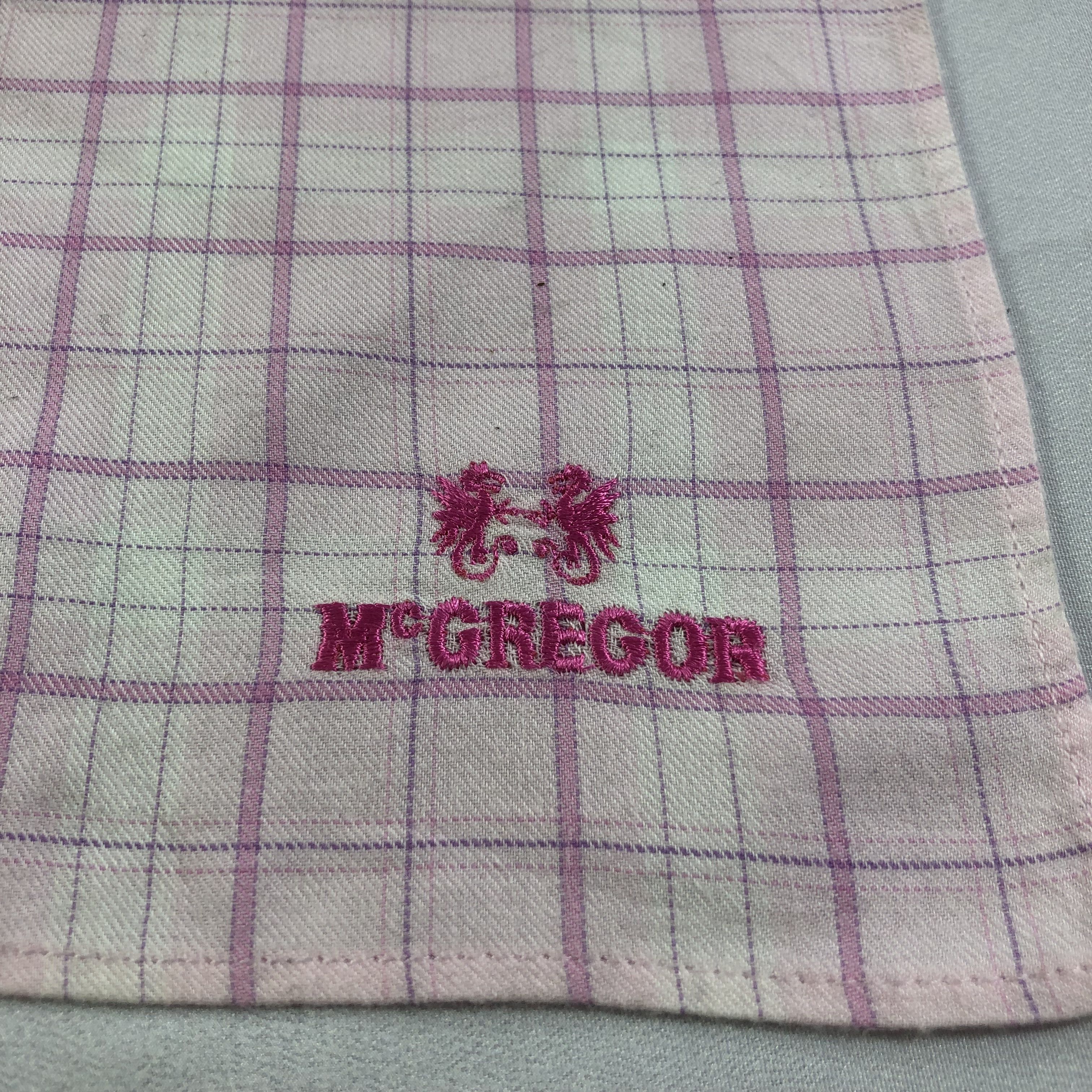 McGregor × Vintage McGregor Pink Handkerchief Neckerchief Bandana H1873 Size ONE SIZE - 4 Thumbnail