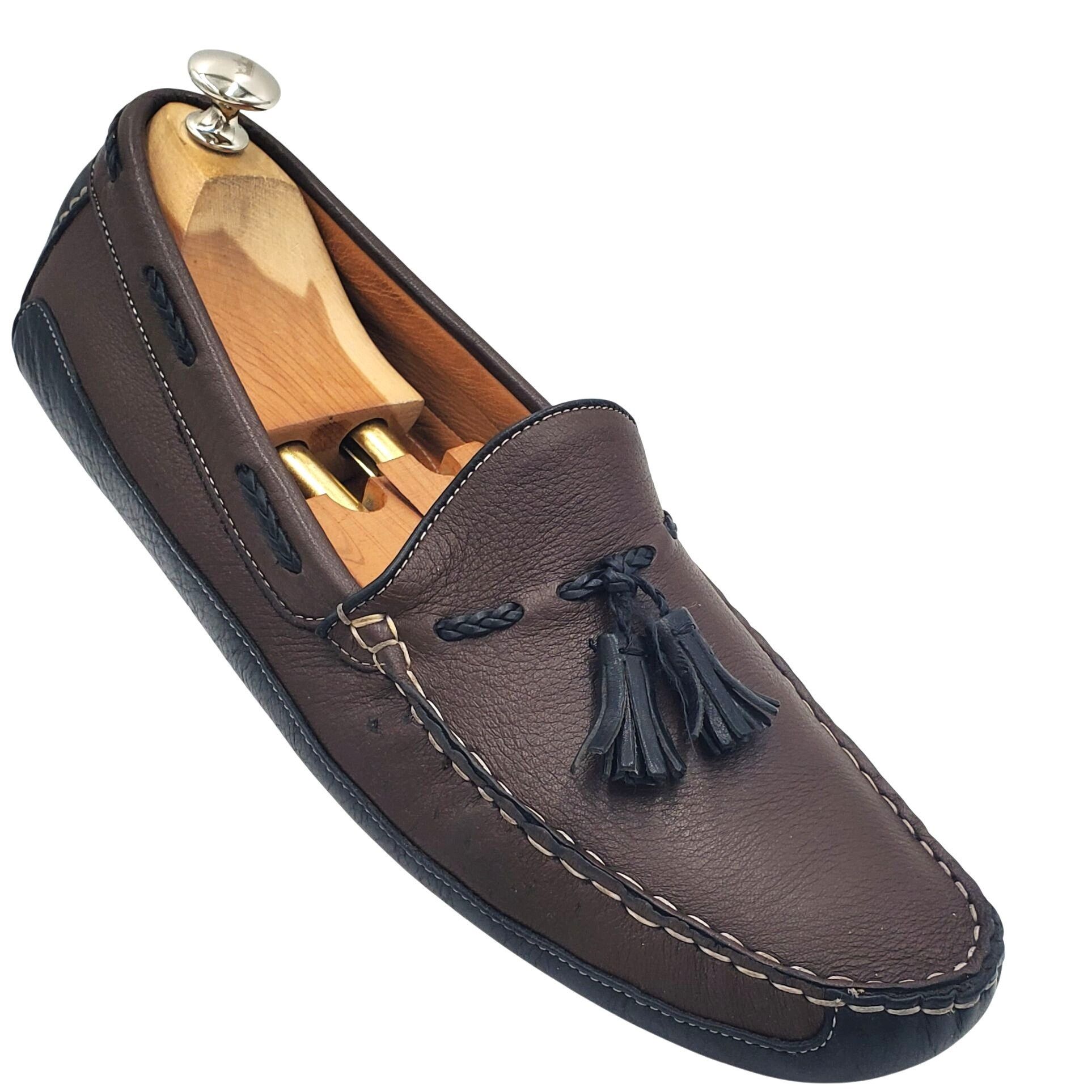 Cole Haan Bragano Cole Haan Men's size 10.5 Brown Leather Driving loaf Size US 10.5 / EU 43-44 - 1 Thumbnail
