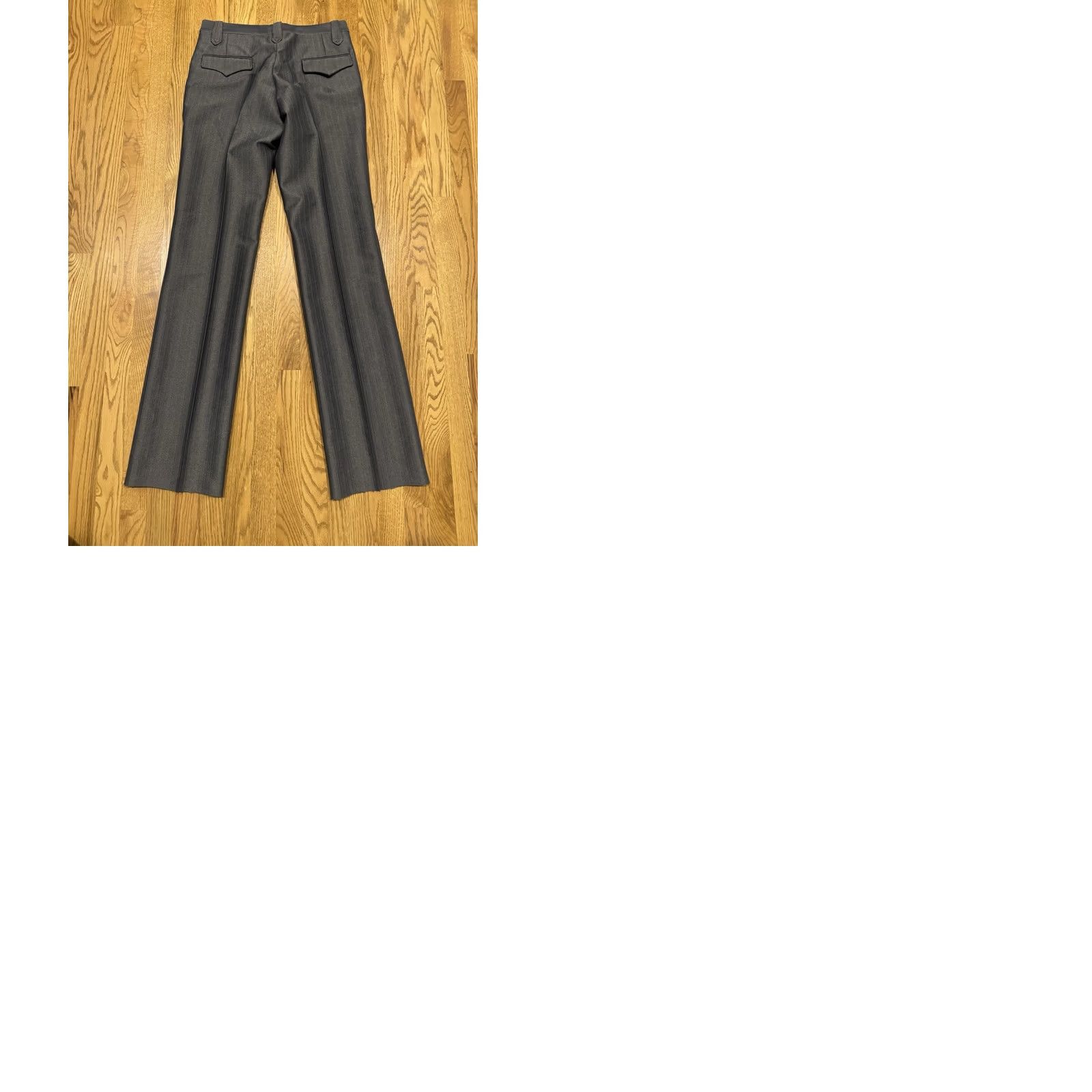 Vintage VINTAGE Circle S Pants Men Regular 32x37 Gray Polyester Straight Front Button Zipper Mock-Plain 80s 90s USA Suppor t Size US 32 / EU 48 - 10 Thumbnail