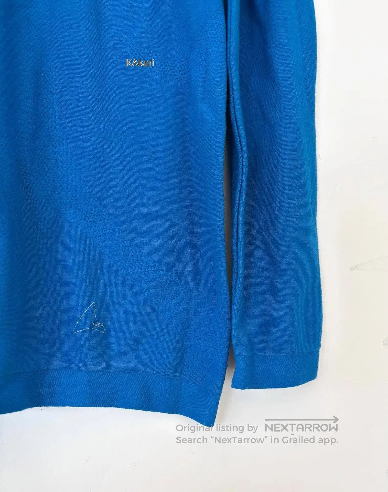 ROA Blue Long Sleeve Crew Neck Shirt XXL. Size US XXL / EU 58 / 5 - 5 Thumbnail