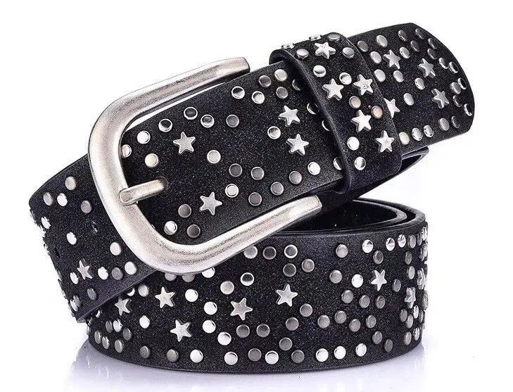 Japanese Brand × Vintage Retro punk rock multi star stud belt Size ONE SIZE - 1 Thumbnail
