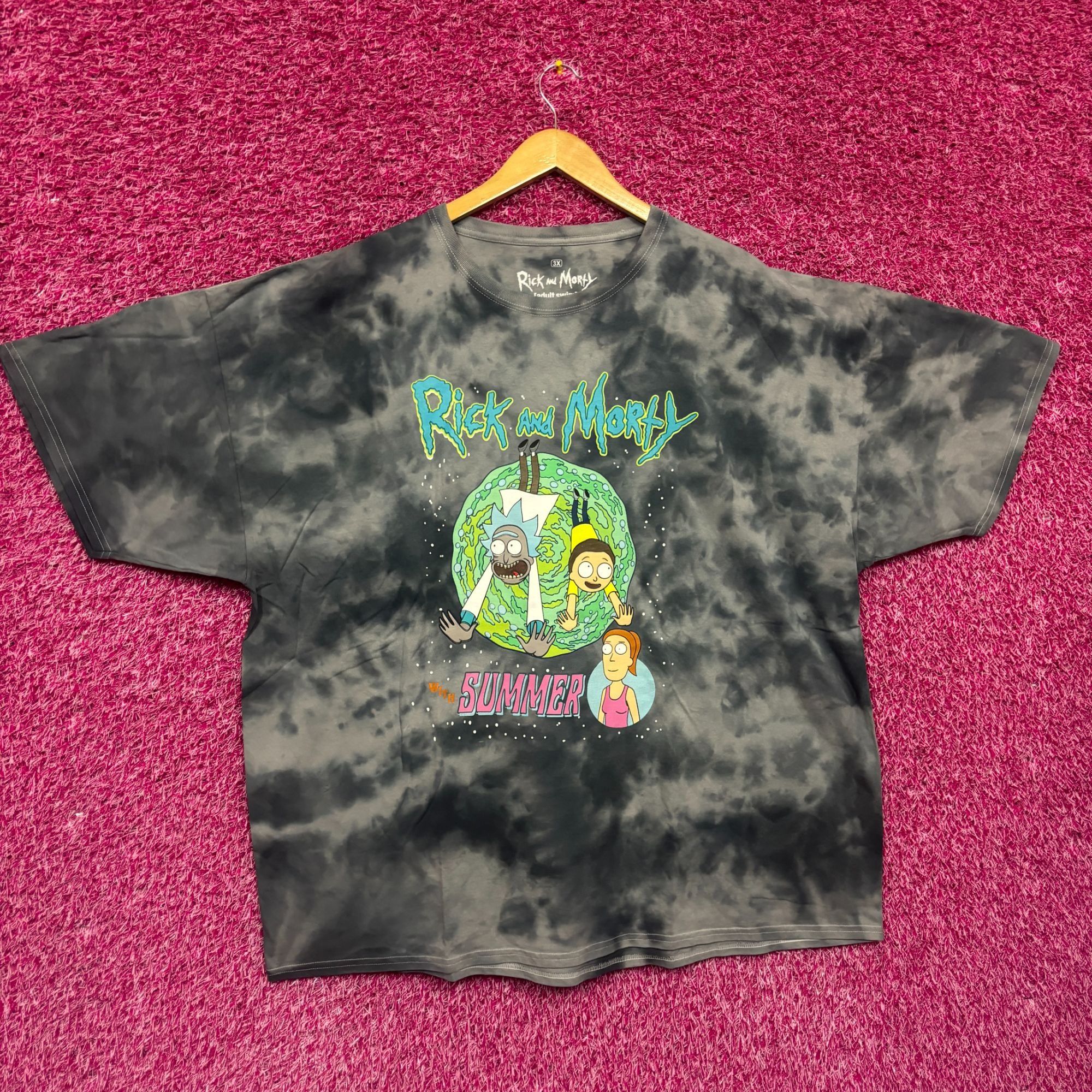 Ripple Junction Rick and Morty With Summer tie dye tshirt size 3XL Size US XXL / EU 58 / 5 - 1 Thumbnail