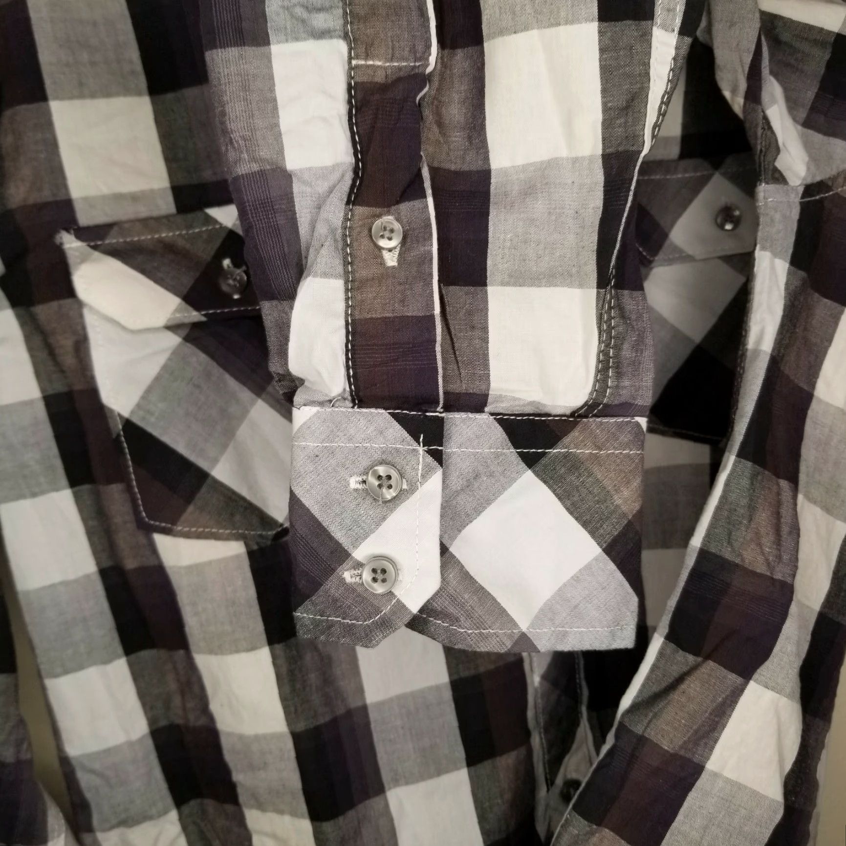 Buckle Black BUCKLE BLACK Button-Up Shirt Mens Long Sleeve Pocket Multicolor Size M Size US M / EU 48-50 / 2 - 4 Thumbnail