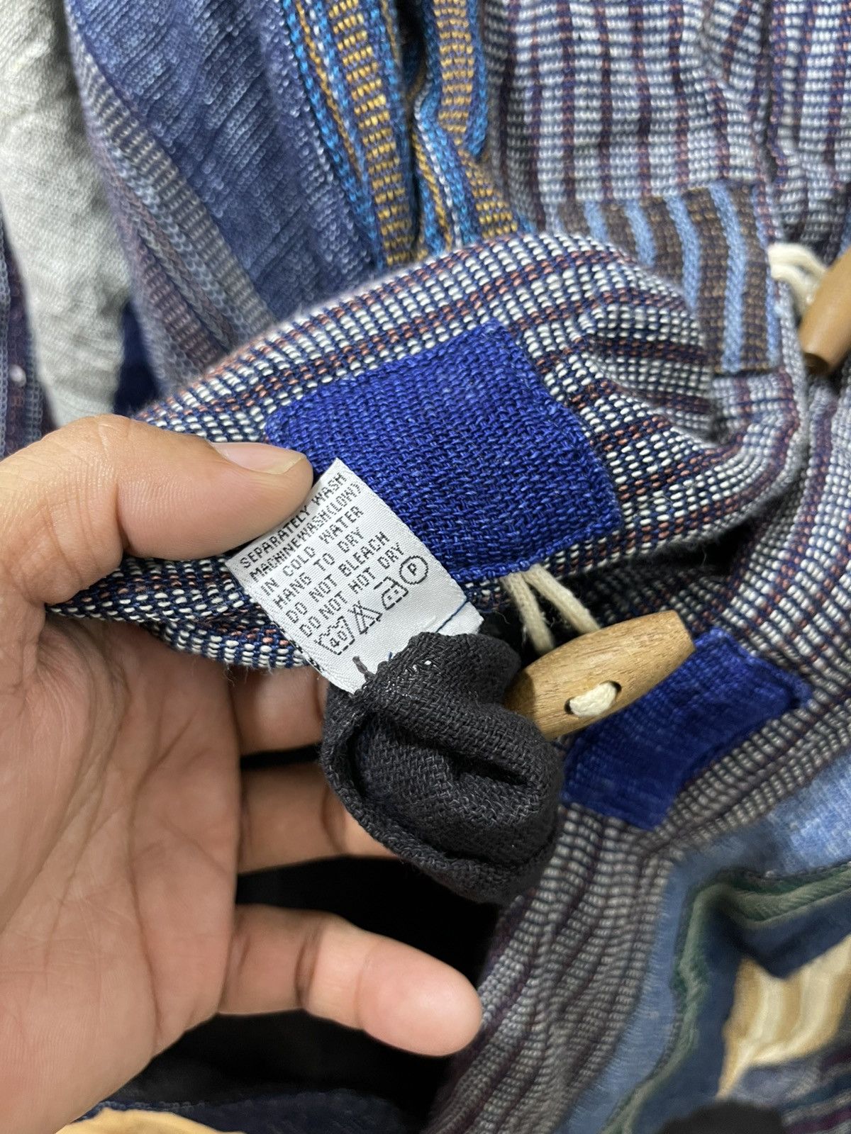 Folk Offernow🔥Vintage folk art patchwork reversible boro jacket Size US XXL / EU 58 / 5 - 10 Thumbnail