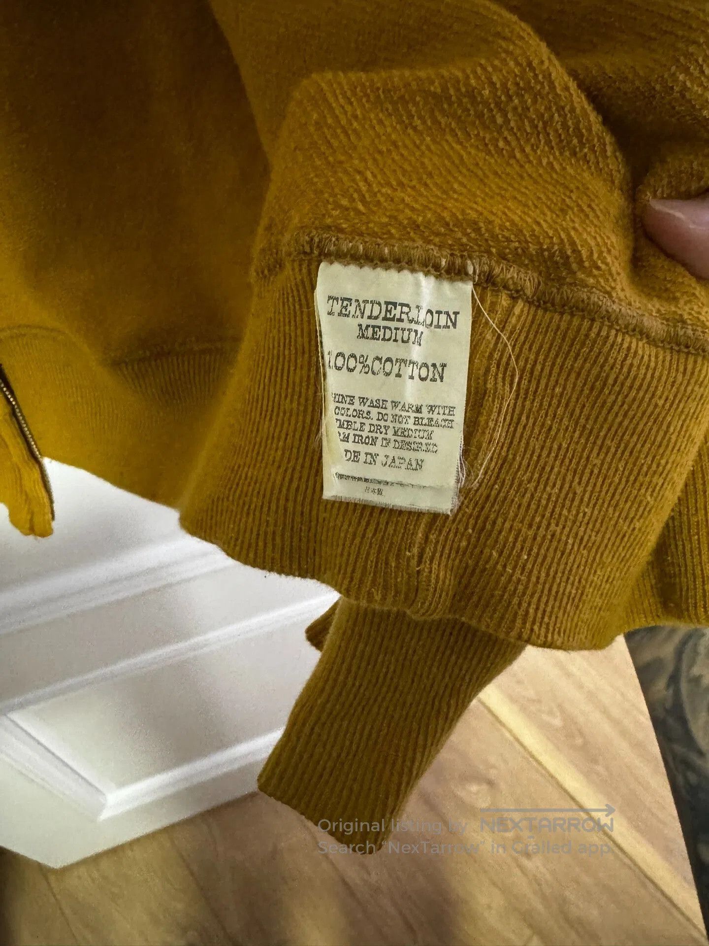 Tender Co. Vintage Mustard Yellow Zip. Size US M / EU 48-50 / 2 - 6 Thumbnail