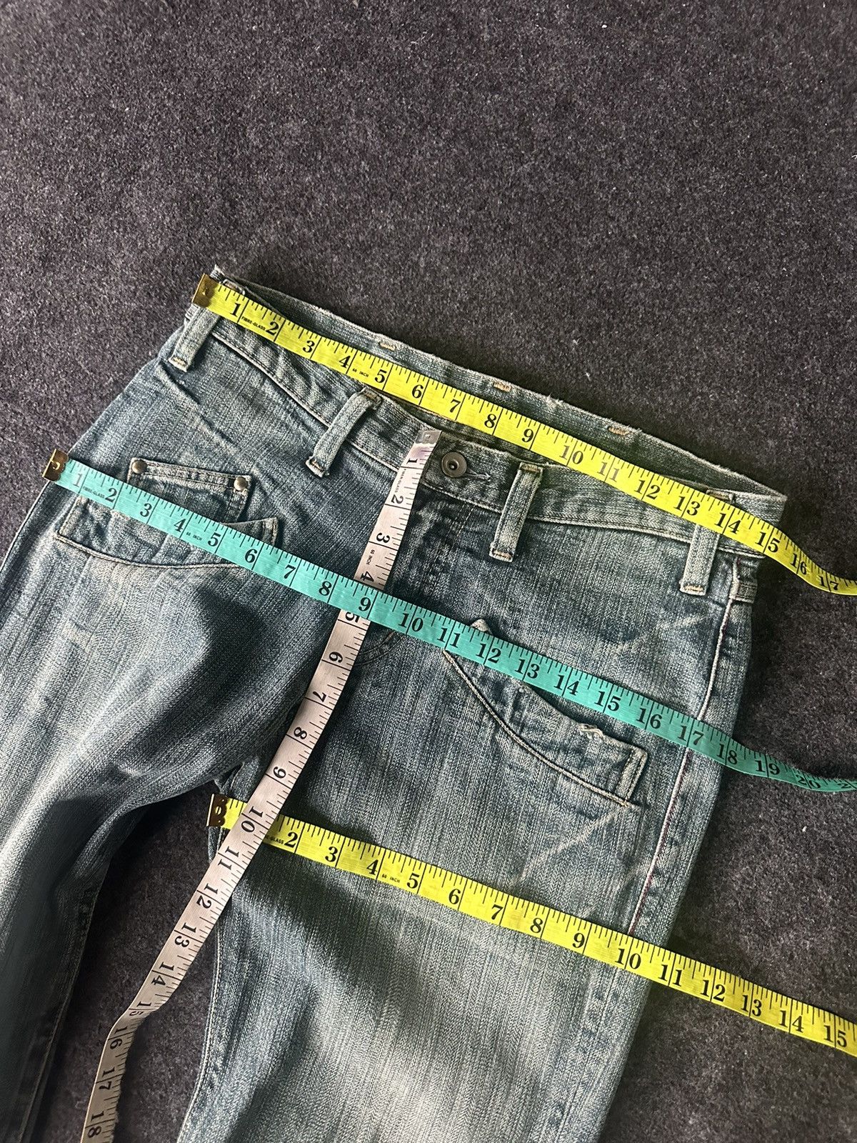 Beauty Beast × Japanese Brand × Vintage Vintage Dude Ranch Japan Denim D225 Size US 30 / EU 46 - 8 Thumbnail
