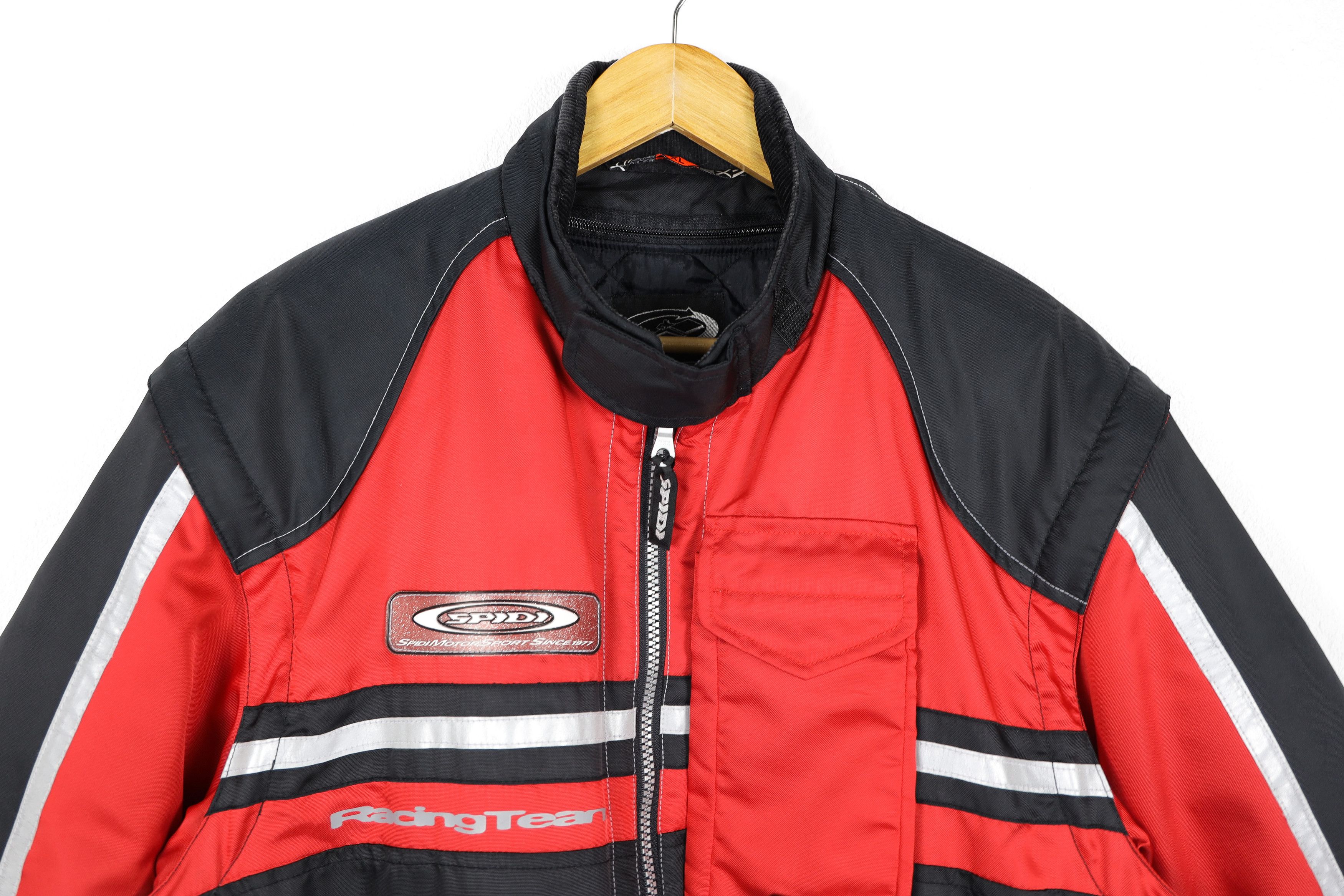 Vintage Vintage Spidi Racing Team Moto Bomber Jacket Y2K 90s Size US XL / EU 56 / 4 - 2 Thumbnail