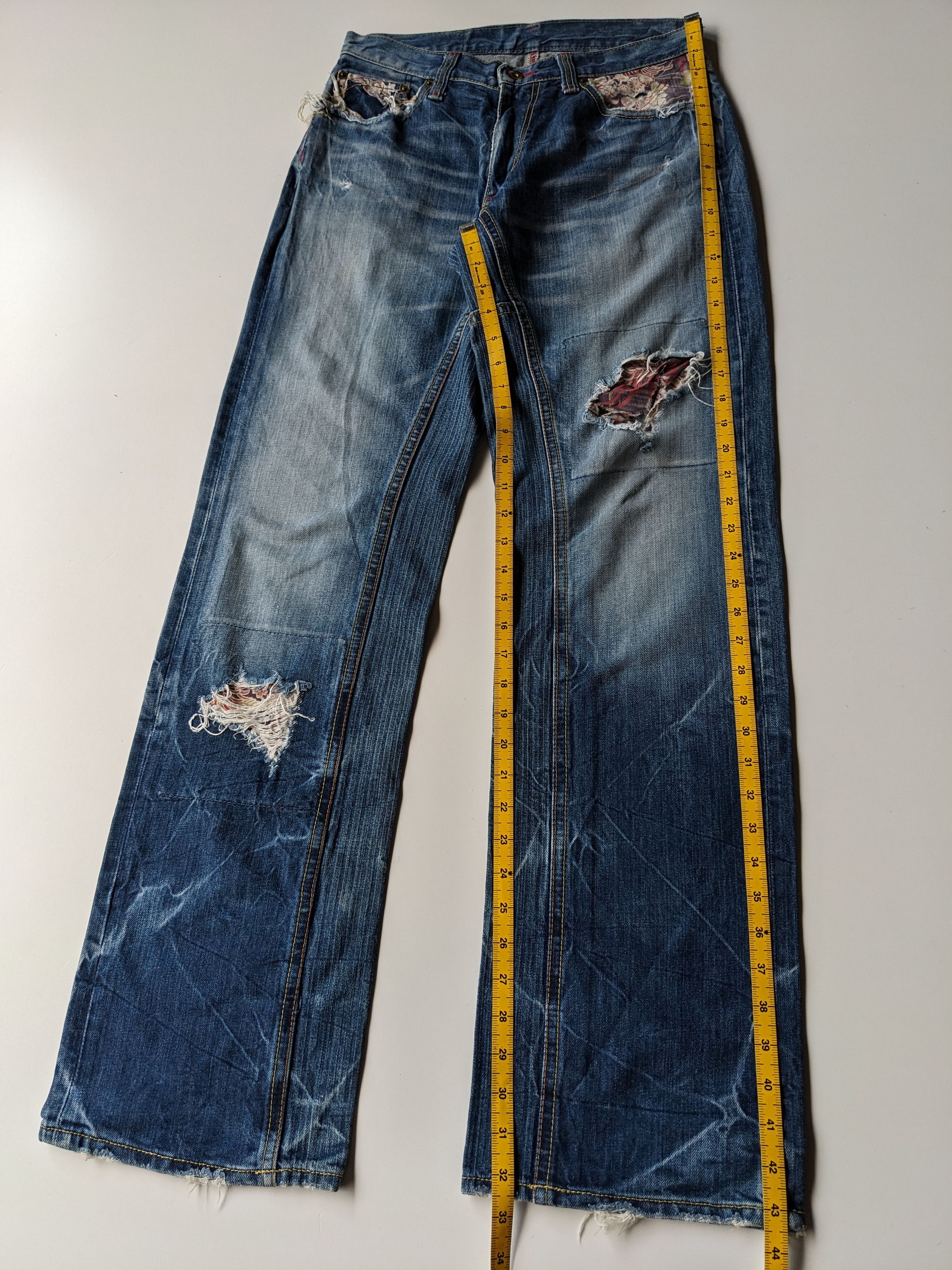 Eternal Eternal Kurashiki sakura boro sashiko jeans Size US 30 / EU 46 - 9 Thumbnail