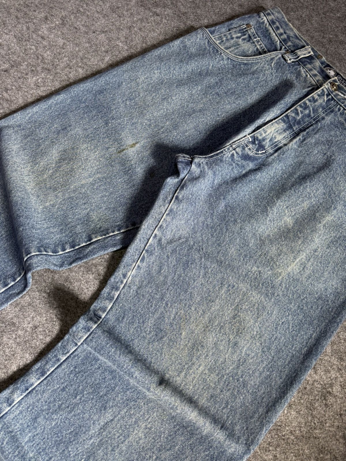 Vintage South Pole Massive Baggy Embroidered Rap Skate Y2k Jeans Size US 32 / EU 48 - 11 Thumbnail