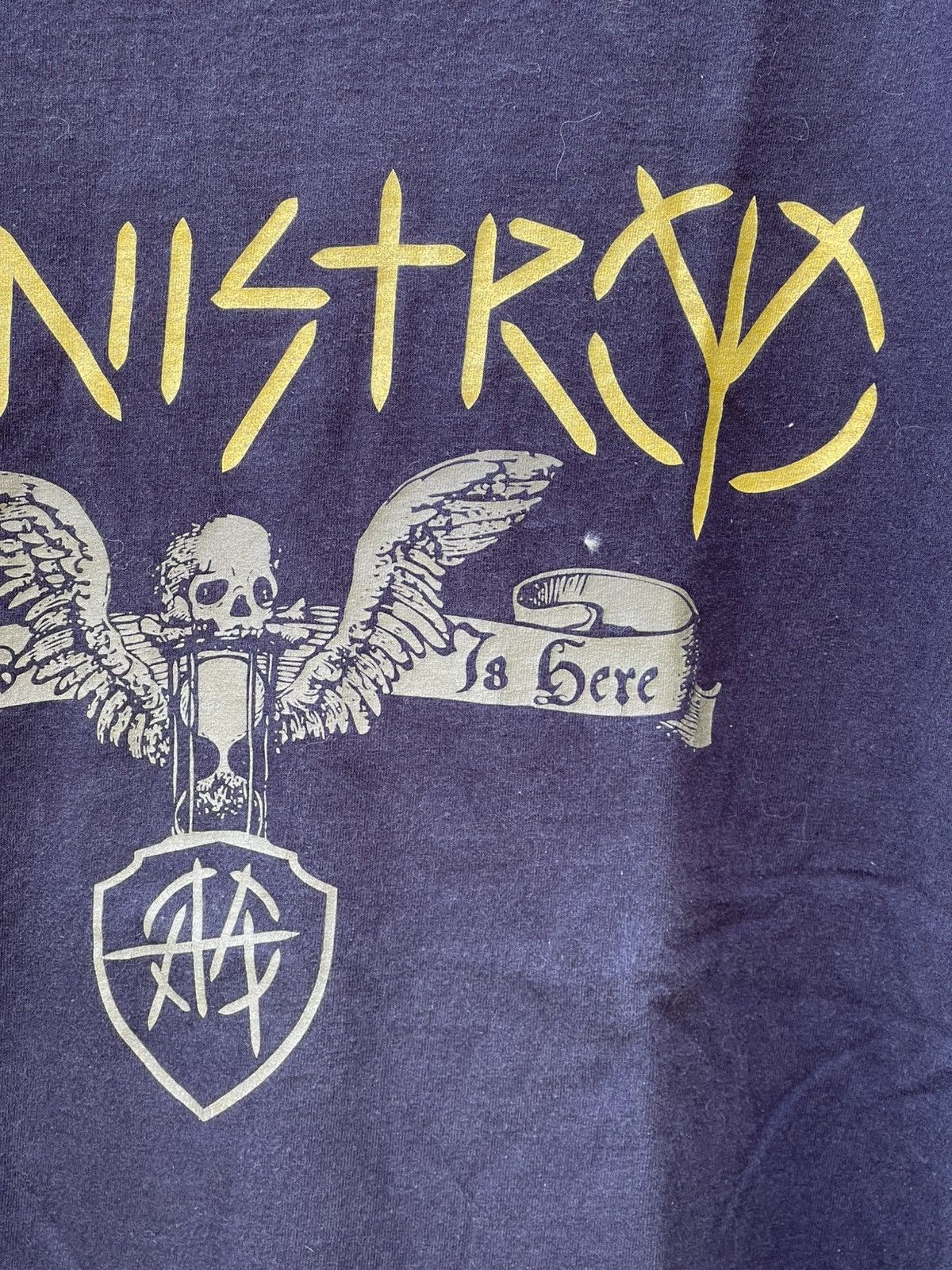 Band Tees 2008 Ministry CH Latour Vintage balck t-shirt Size US XXL / EU 58 / 5 - 7 Thumbnail