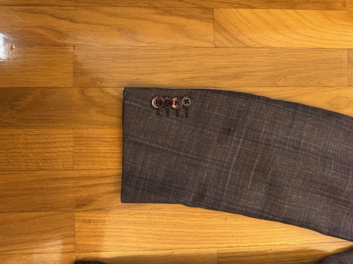 Ermenegildo Zegna Ermenegildo Zegna Milano Easy Wool Silk Linen Blazer (54R) Size 54R - 7 Thumbnail