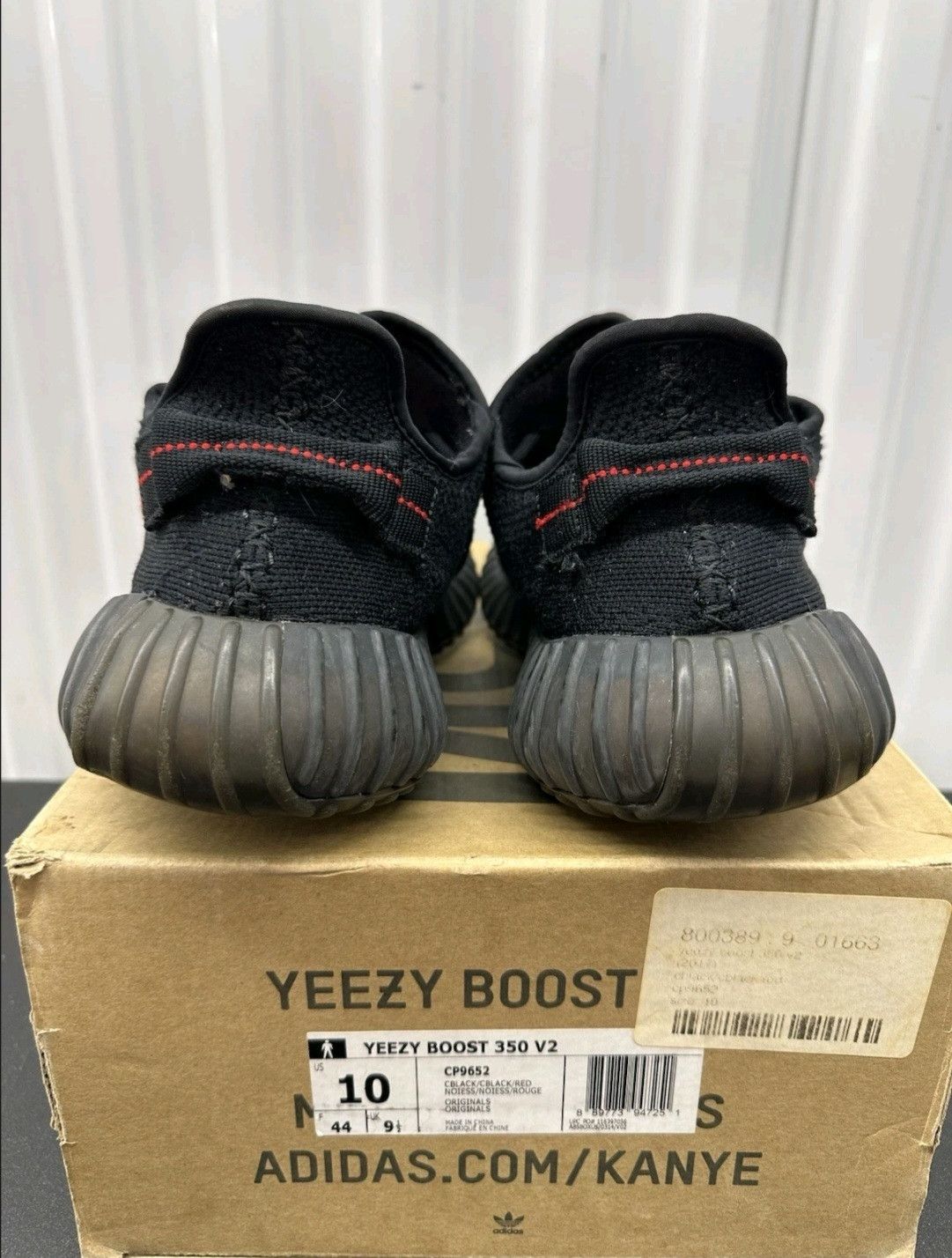 Adidas Adidas Yeezy Boost 350 V2 Bred CP9652 Size 10 Men Size US 10 / EU 43 - 5 Thumbnail