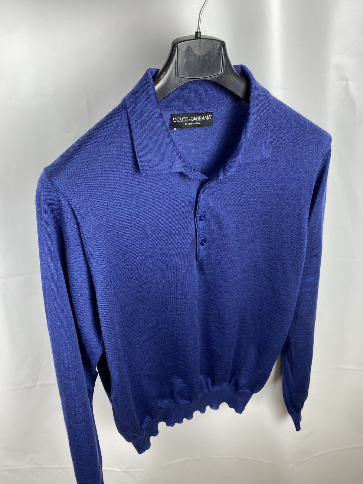 Dolce & Gabbana Dolce & Gabbana Men Collared Pullover Wool Melange size 48 Size US M / EU 48-50 / 2 - 5 Thumbnail