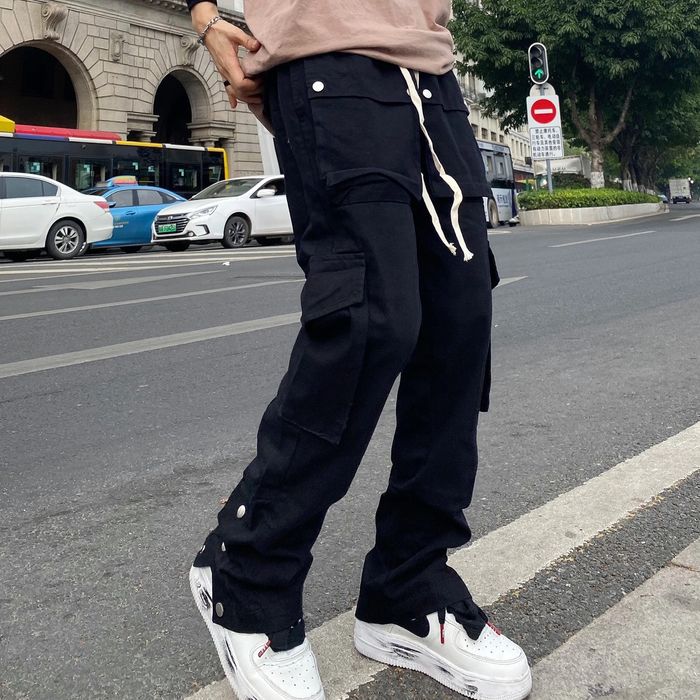 Designer Oversize Pants Cargo Y2k Sweatpants Male Men | Grailed