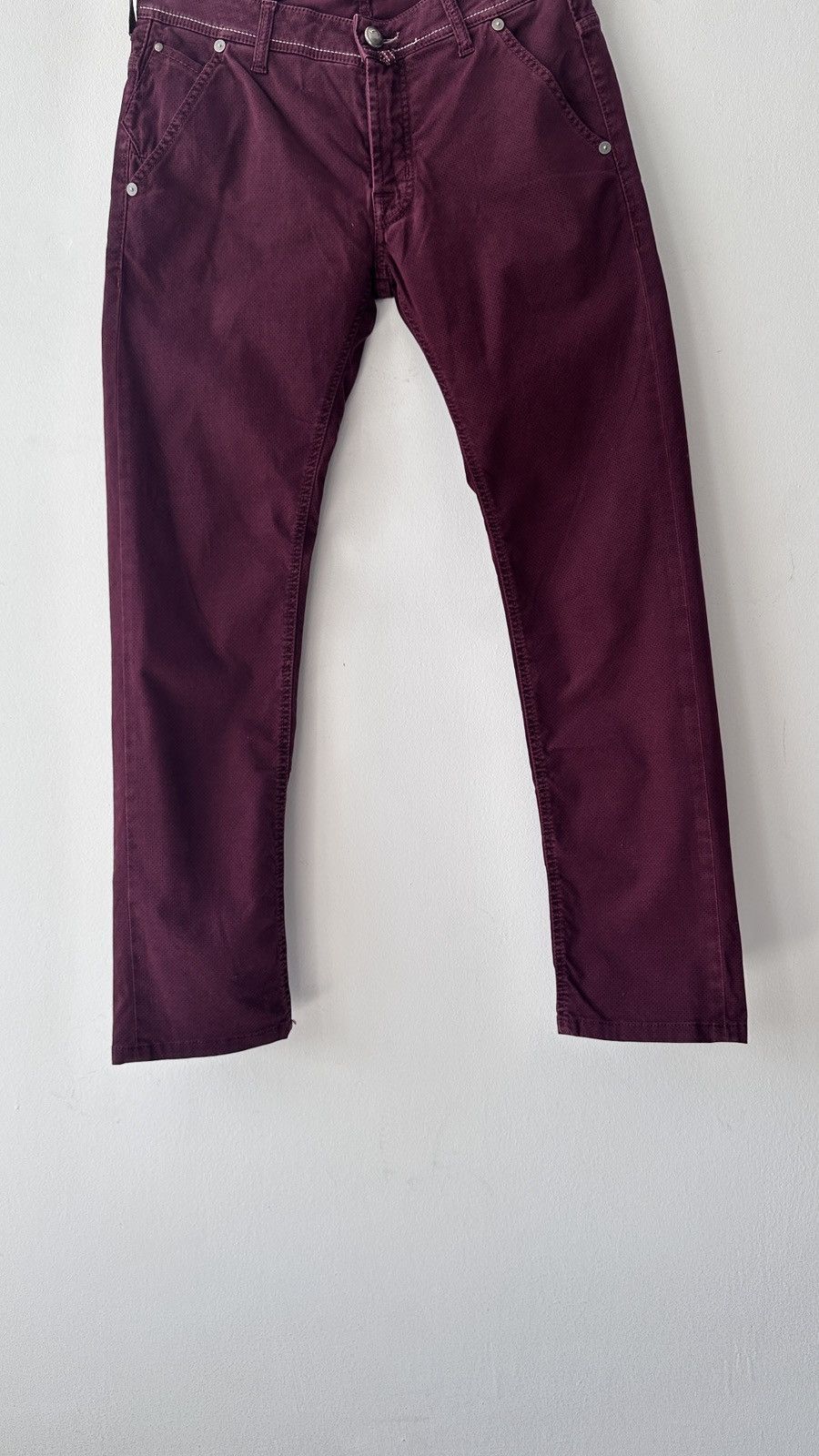 Jacob Cohen Jacob Cohen 613 Comfort Trousers Chinos Micro Pattern Sz 32 Size US 32 / EU 48 - 4 Thumbnail