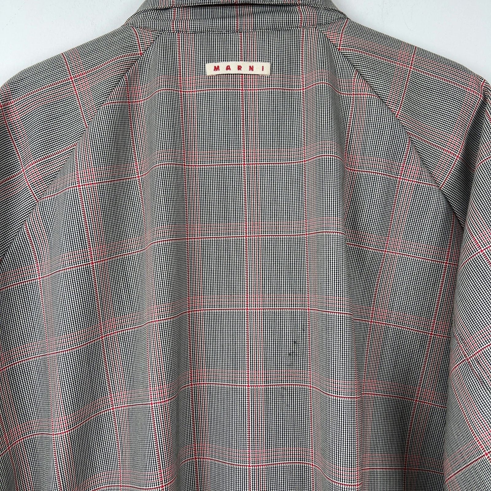 Marni Marni Check Zip Up Jacket Size US XXL / EU 58 / 5 - 5 Thumbnail