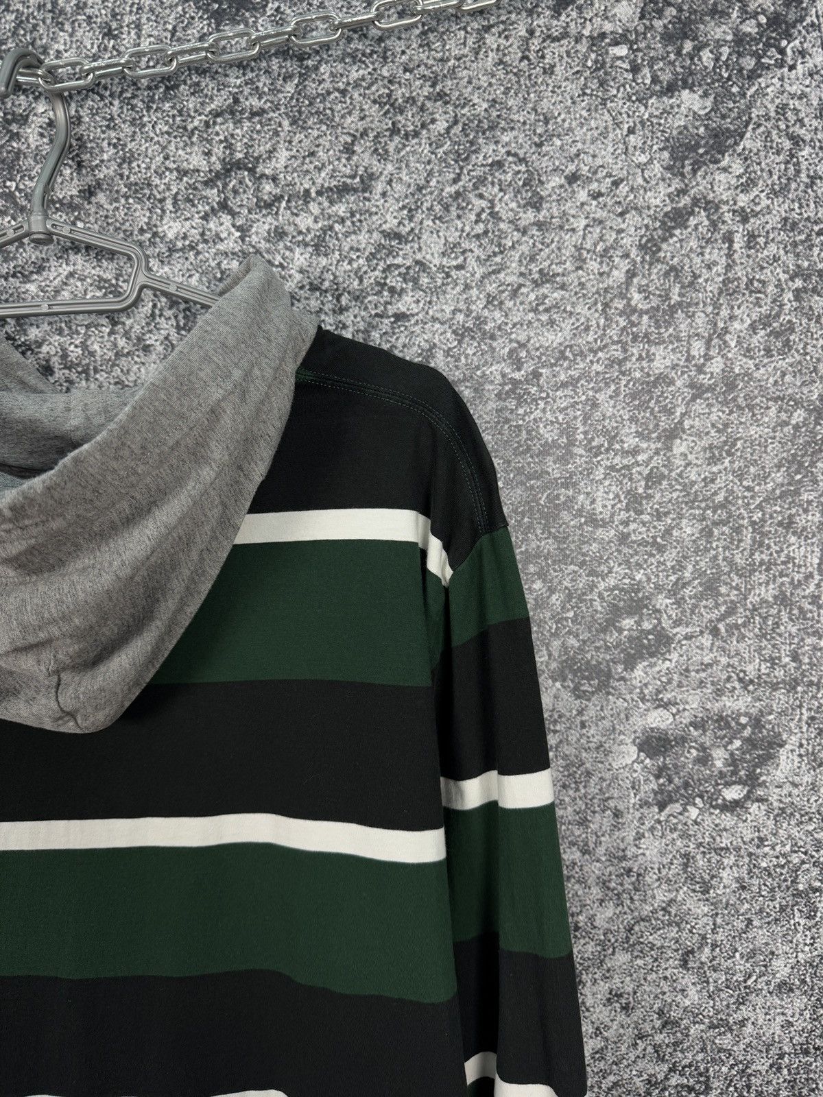 Polo Ralph Lauren × Ralph Lauren × Vintage Mens Polo Ralph Lauren R.L.F.C 1923 Skulls Striped Hoodie Size US L / EU 52-54 / 3 - 10 Thumbnail