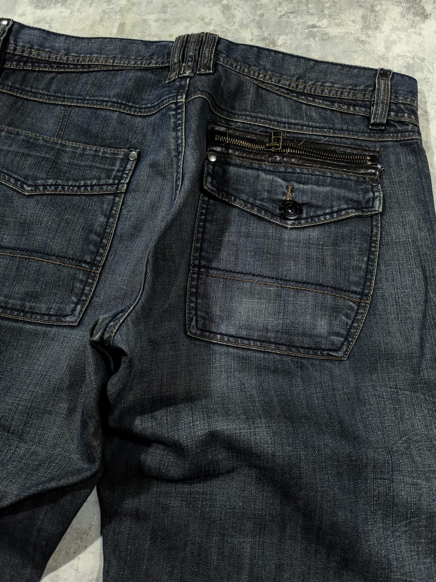 Hysteric Glamour Hysteric Glamour Type Bootcut Rusty Dark Navy Wash Jeans Size US 37 - 4 Thumbnail
