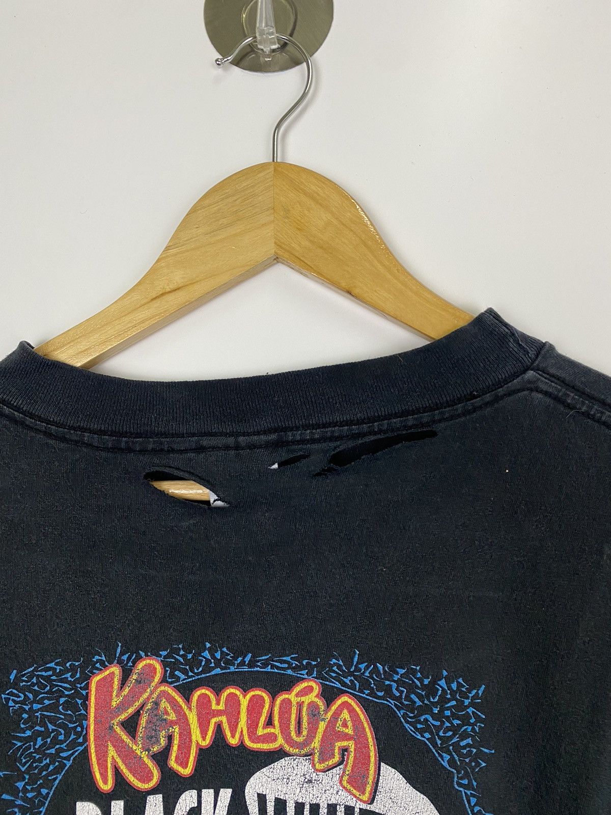 Vintage Vintage Sick Trashed Tee Kahlua Black White Night Size US L / EU 52-54 / 3 - 5 Thumbnail