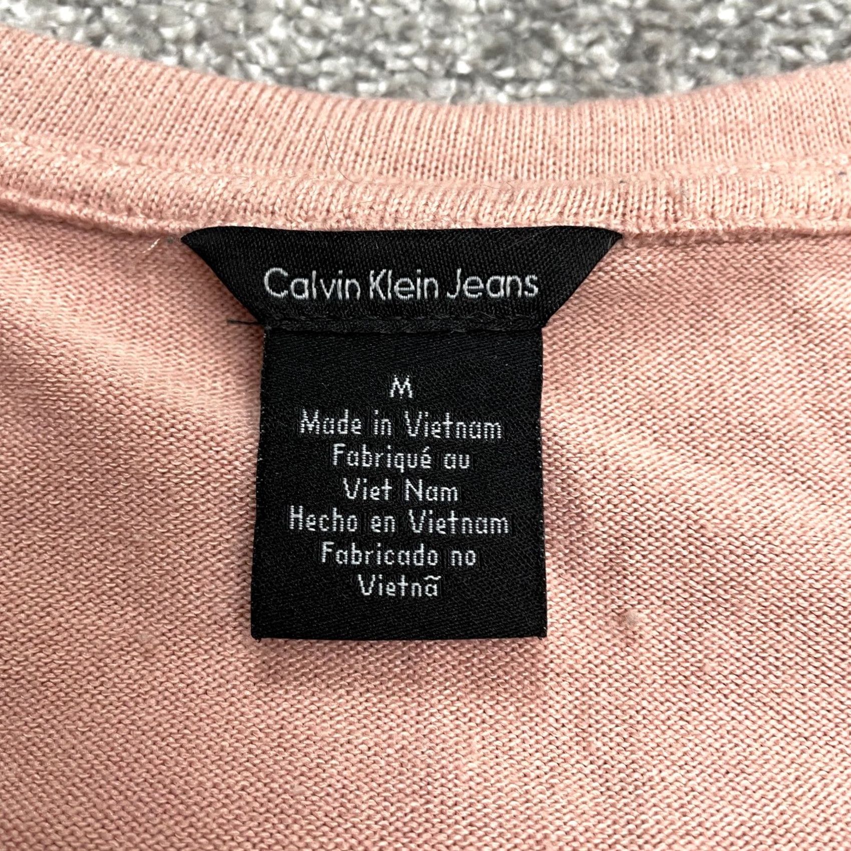Calvin Klein Calvin Klein Jeans Pullover Sweater Womens M Pink Round Neck Pockets Casual Size M / US 6-8 / IT 42-44 - 4 Thumbnail